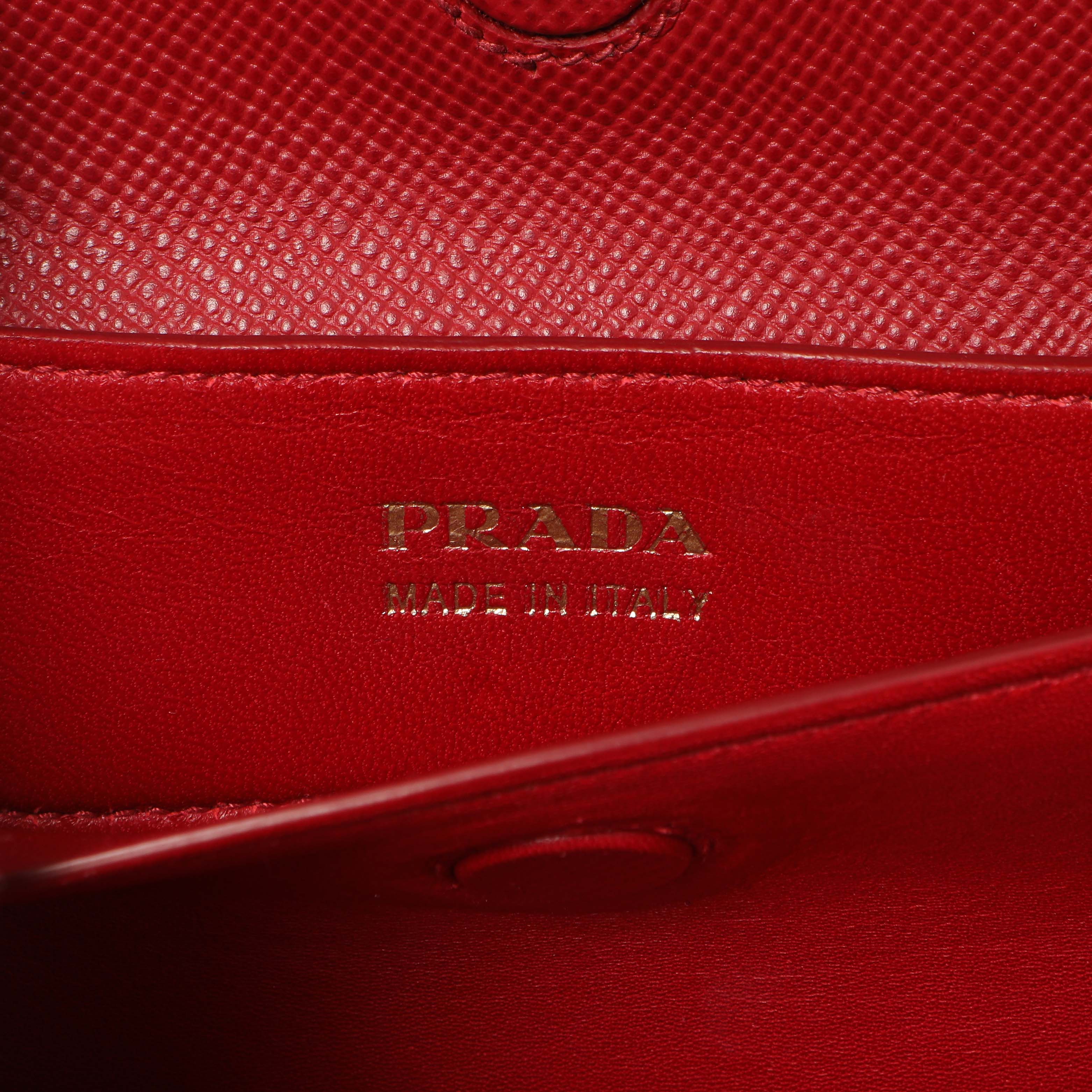 Prada Canapa Saffiano Large Double Bag - Image 9