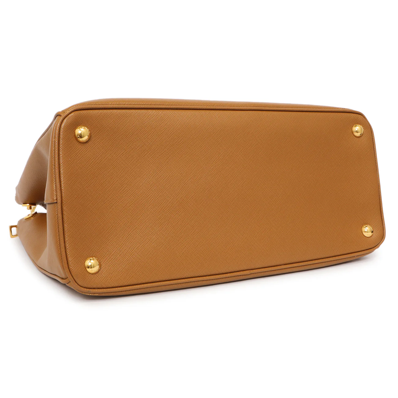 Prada Caramel Saffiano Medium Galleria Double Zip Tote - Image 3