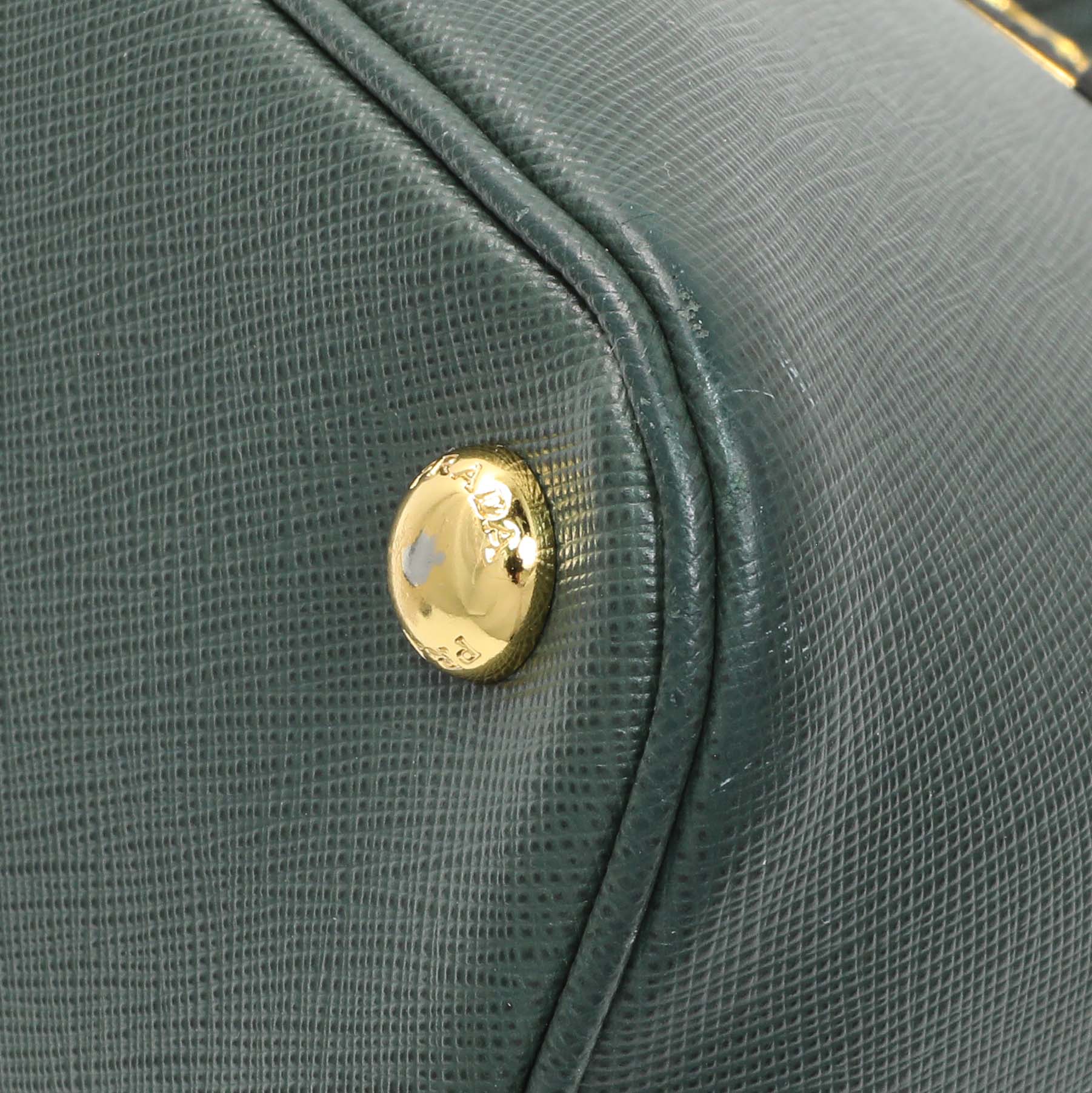 Prada Green Saffiano Medium Promenade Tote - Image 5