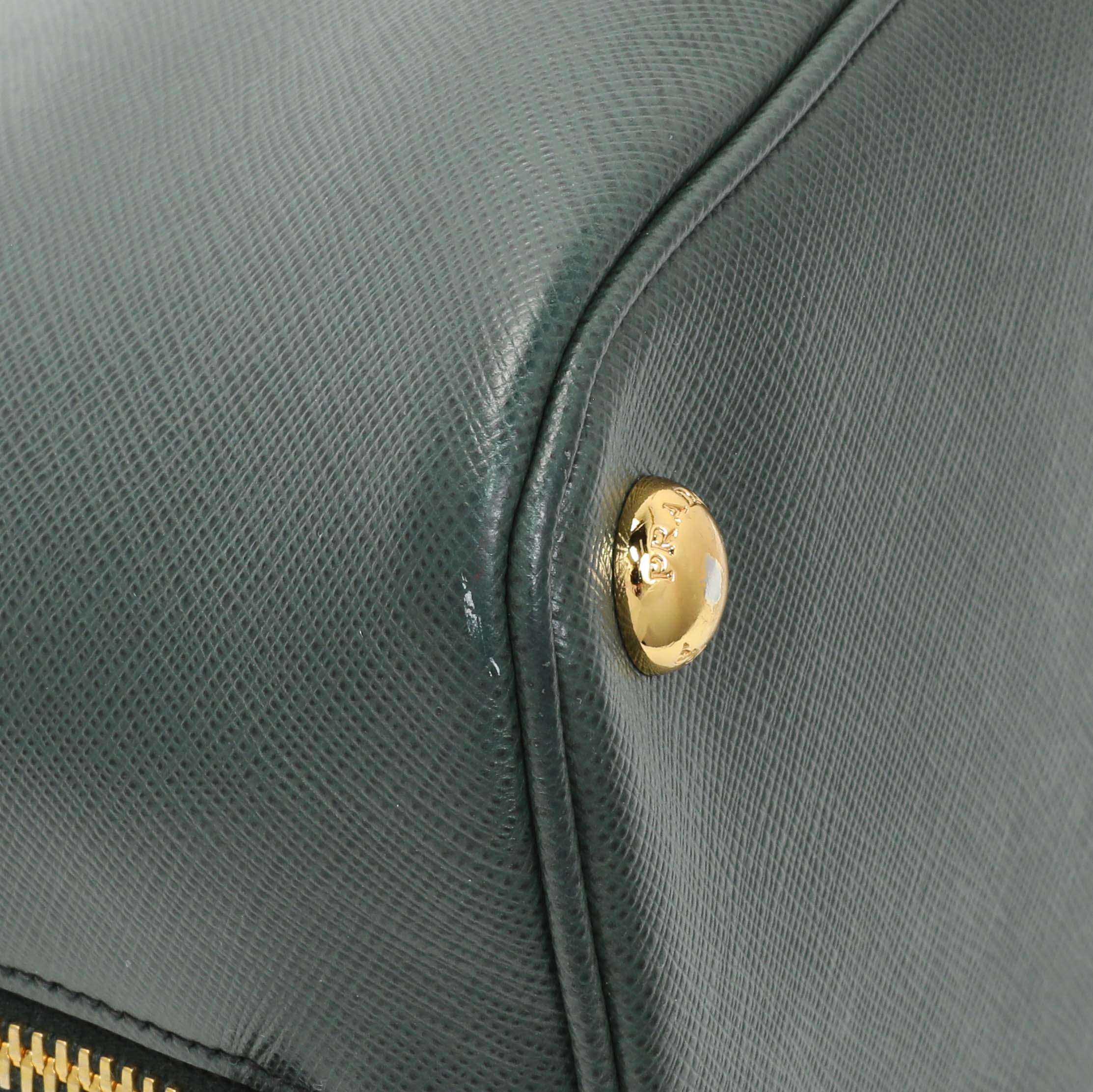 Prada Green Saffiano Medium Promenade Tote - Image 6