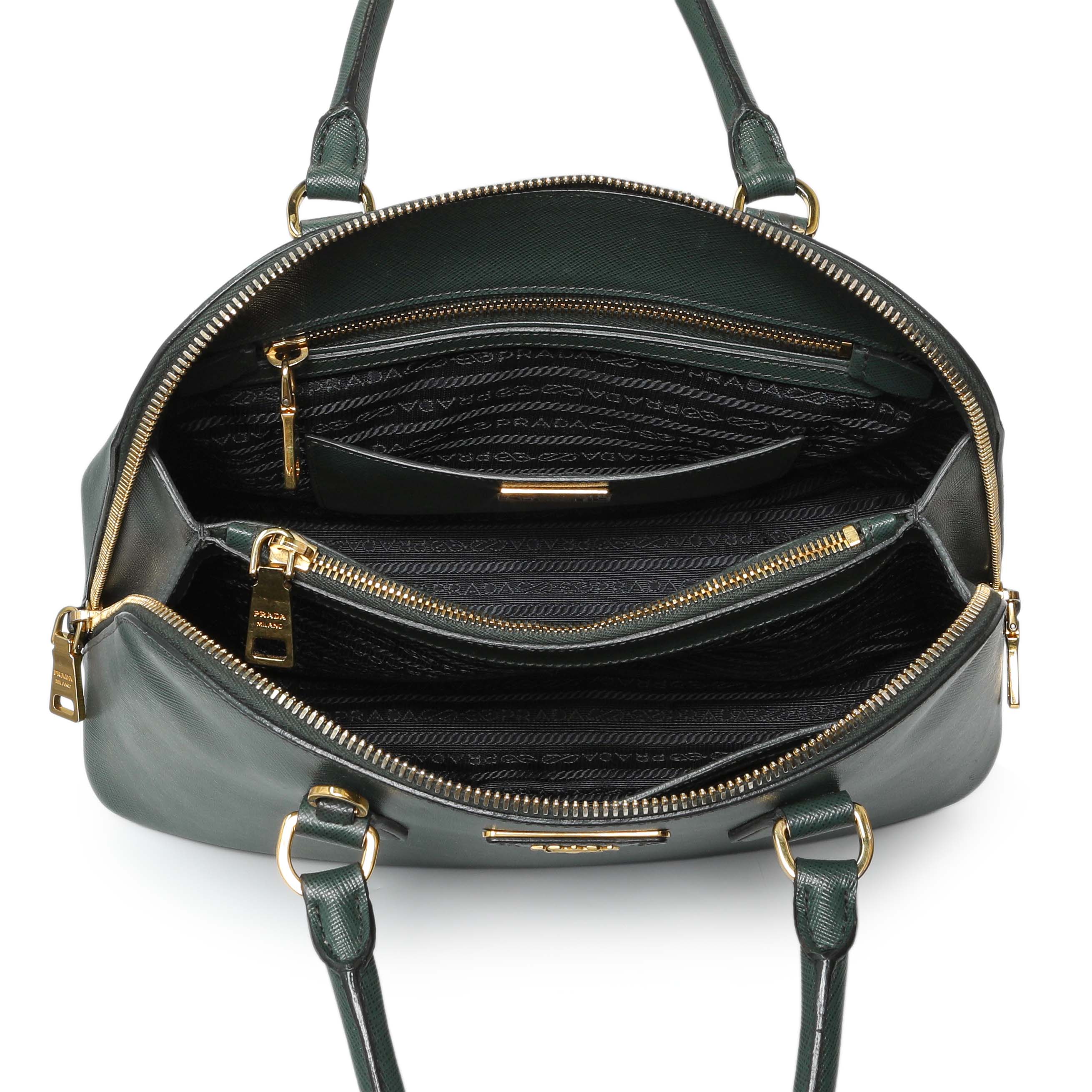 Prada Green Saffiano Medium Promenade Tote - Image 8
