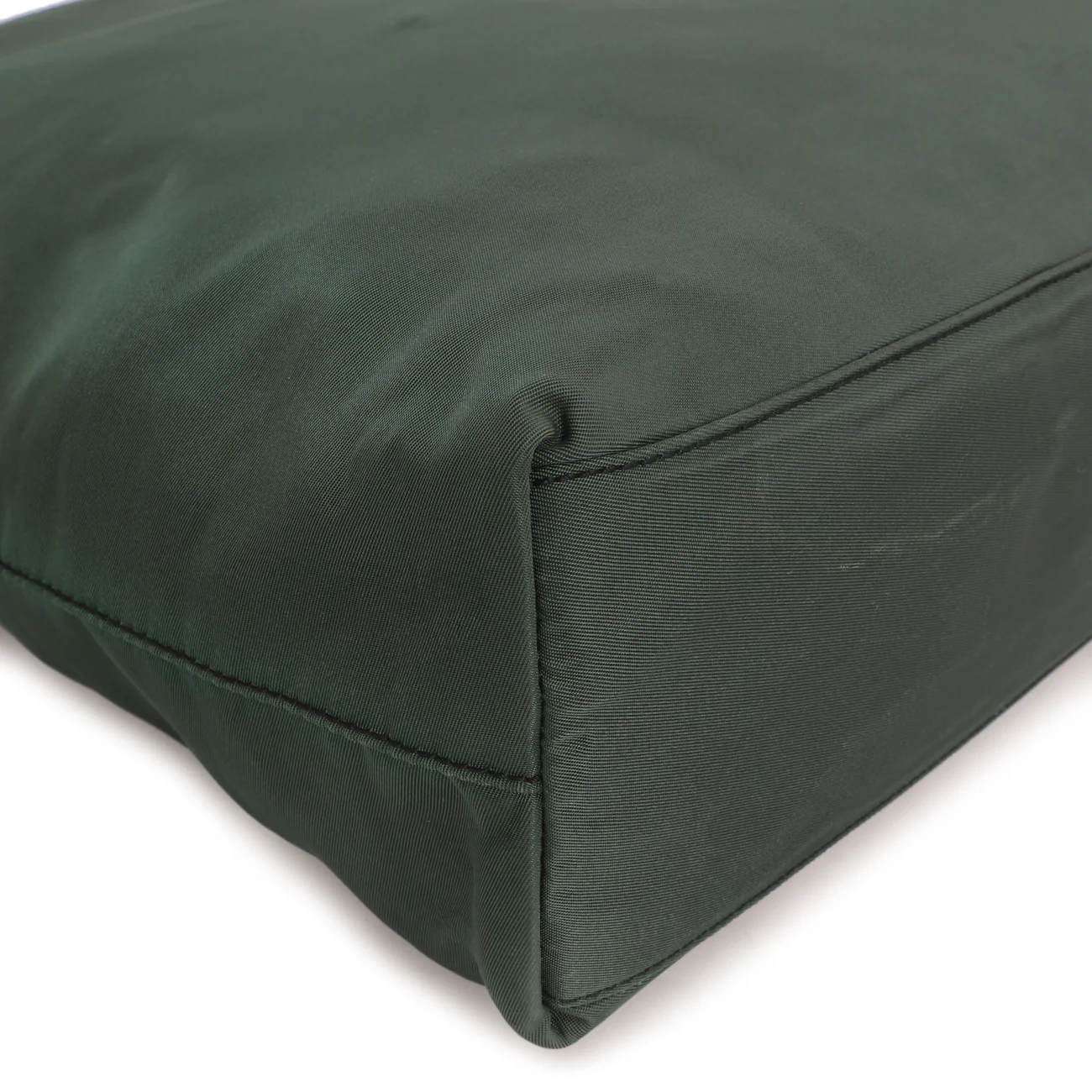 Prada Green Tessuto Nylon City Tote - Image 4