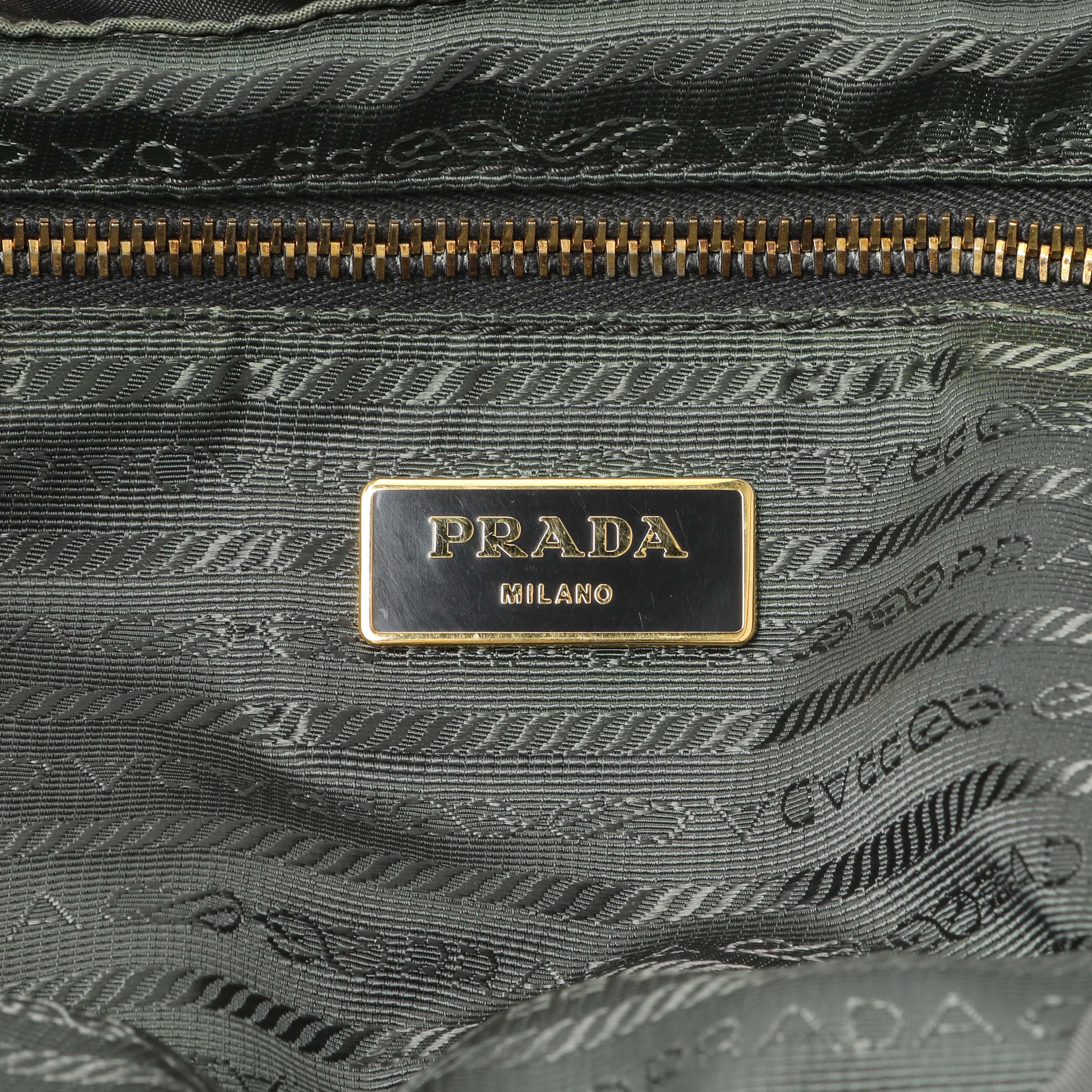 Prada Grey Tessuto Nylon Medium Backpack - Image 5