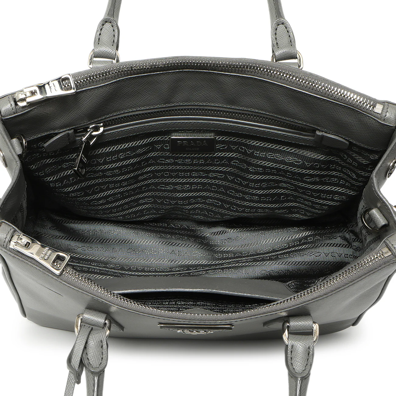 Prada Marmo Saffiano Small Galleria Double Zip Tote - Image 8