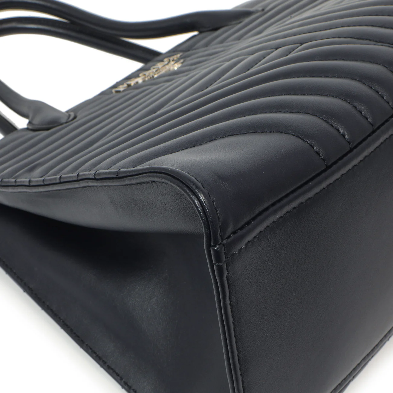 Prada Navy Soft Calfskin Impunture Diagramme Tote - Image 4
