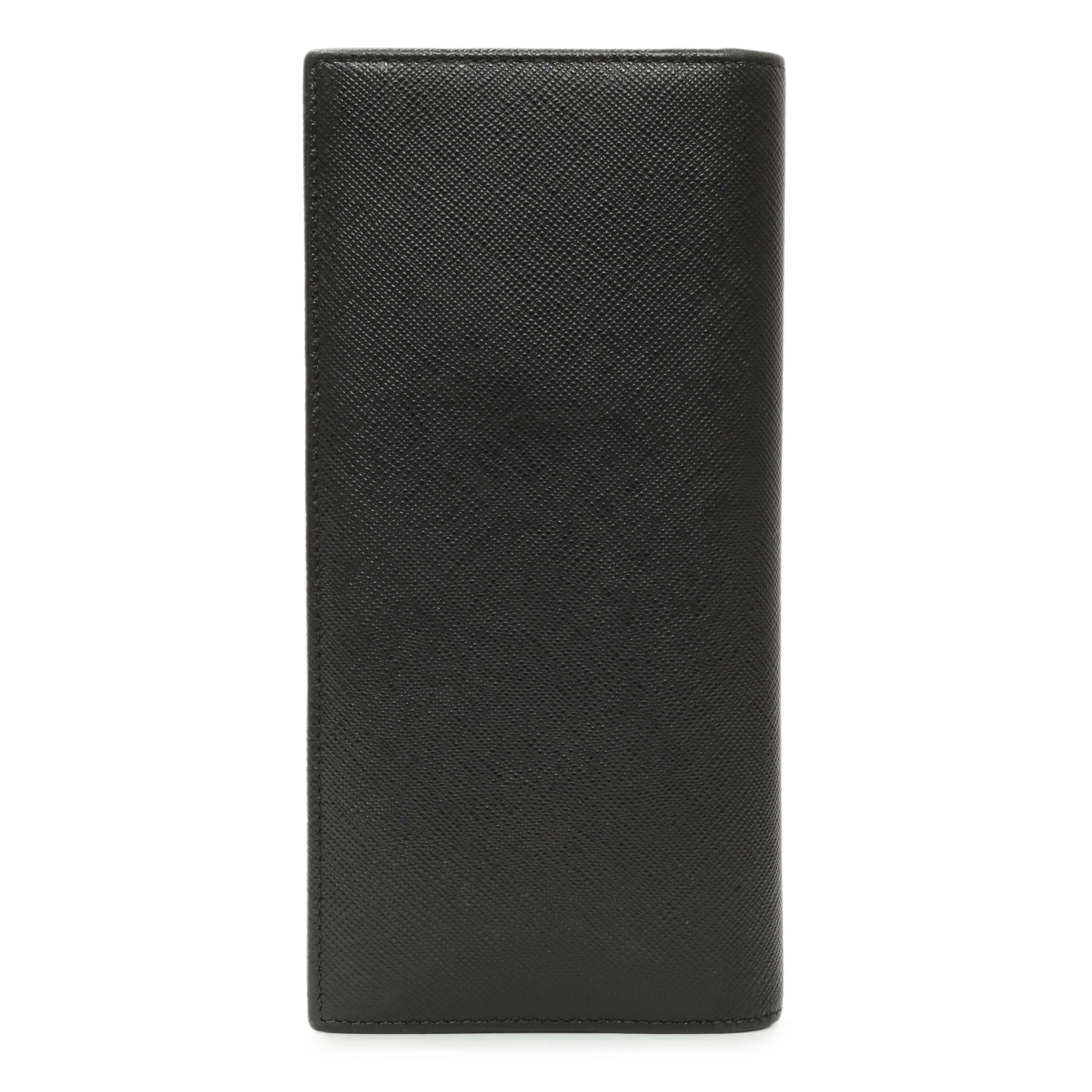 Prada Nero Saffiano Bifold Long Wallet - Image 2