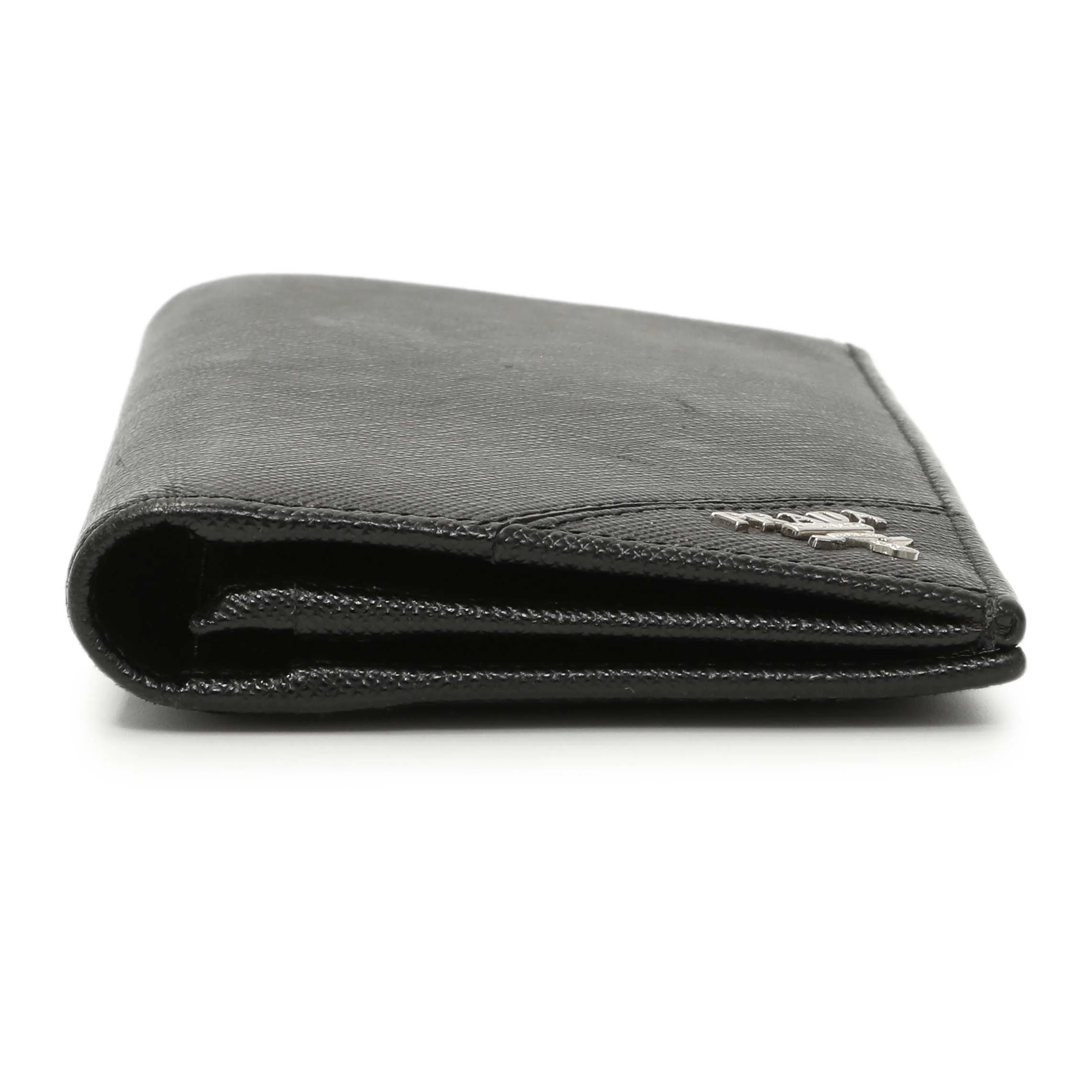 Prada Nero Saffiano Bifold Long Wallet - Image 3