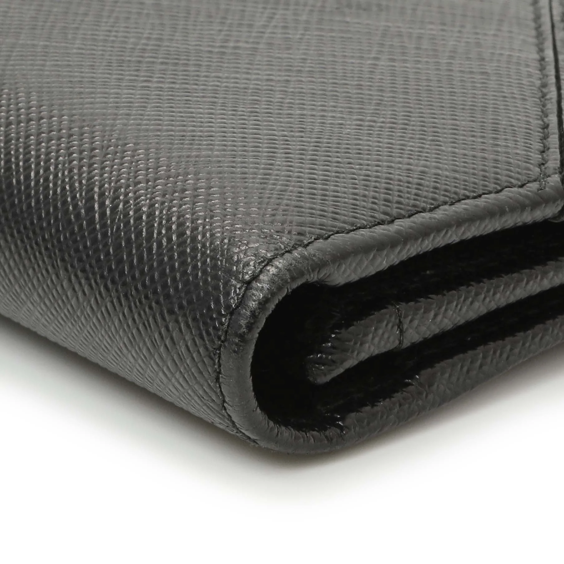 Prada Nero Saffiano Bifold Long Wallet - Image 4
