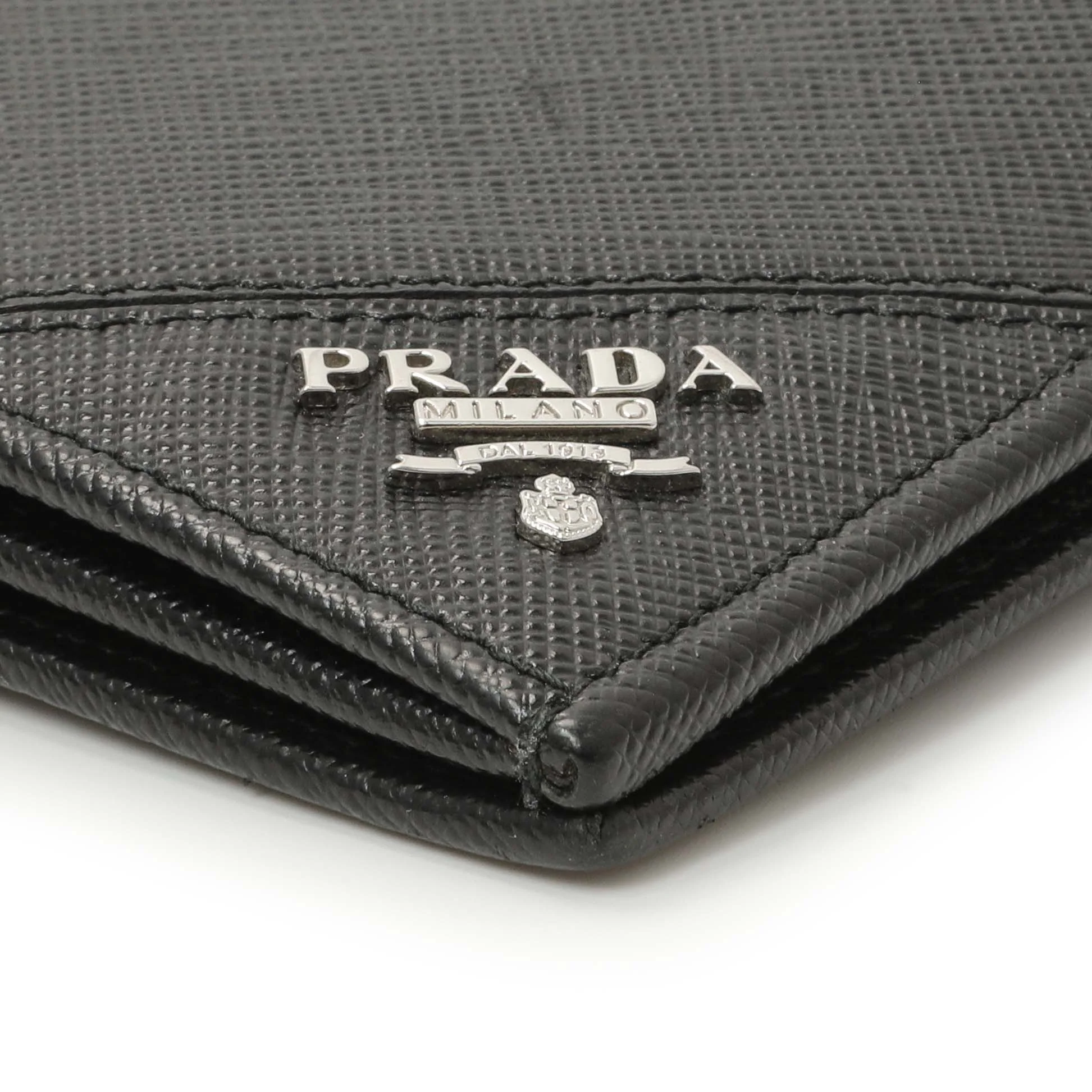 Prada Nero Saffiano Bifold Long Wallet - Image 5