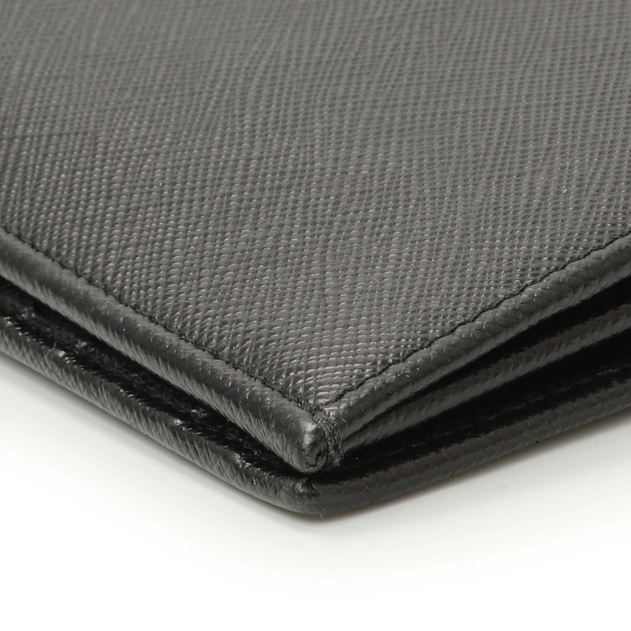 Prada Nero Saffiano Bifold Long Wallet - Image 6