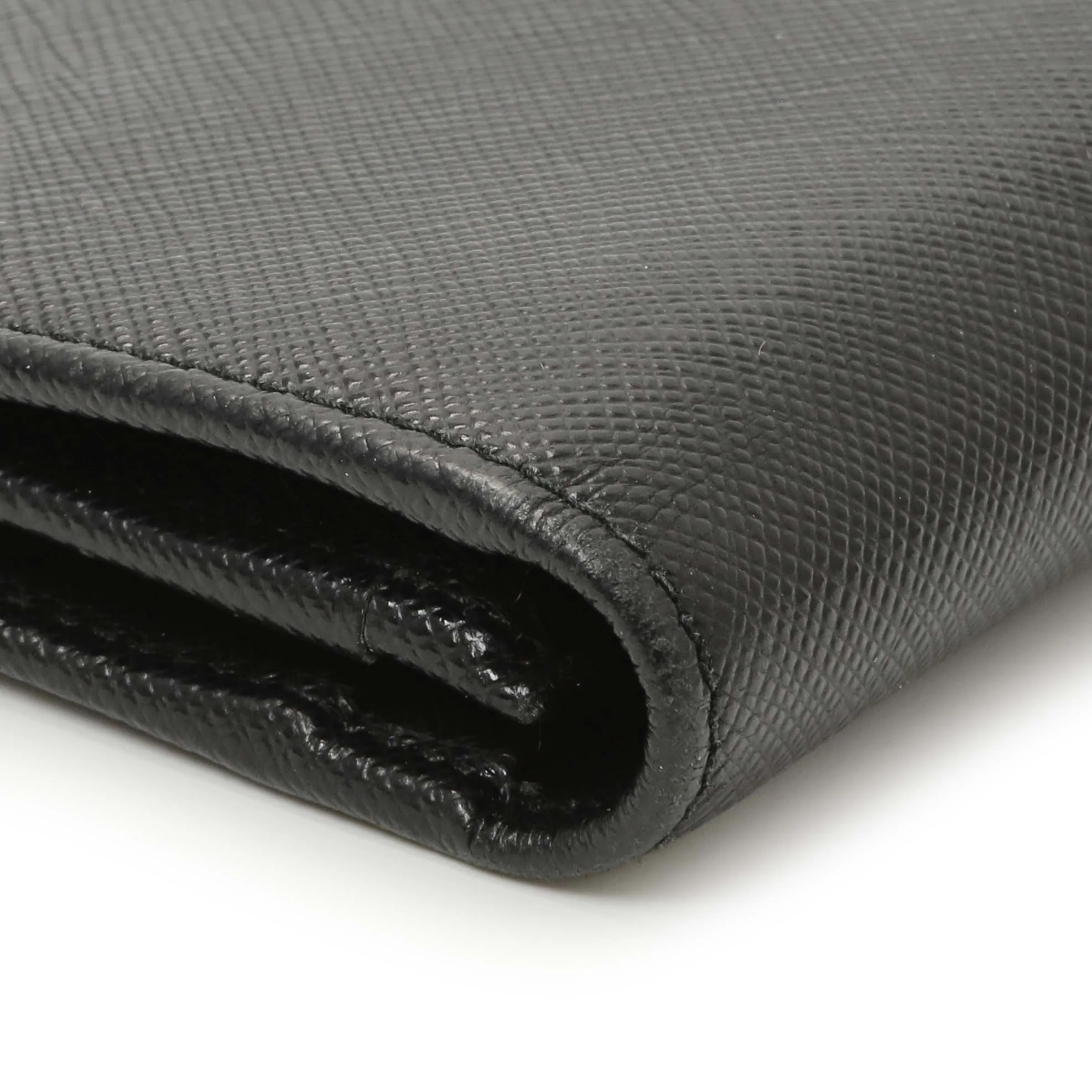 Prada Nero Saffiano Bifold Long Wallet - Image 7