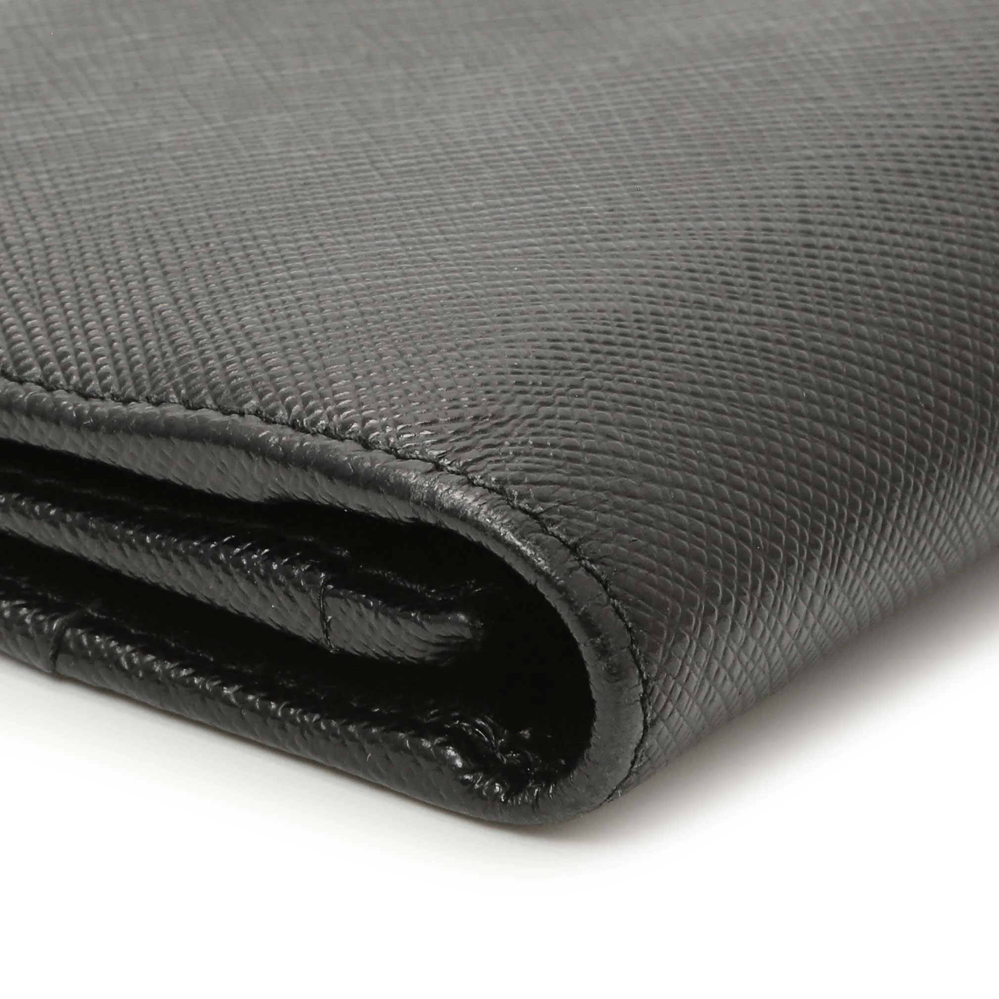 Prada Nero Saffiano Bifold Long Wallet - Image 8