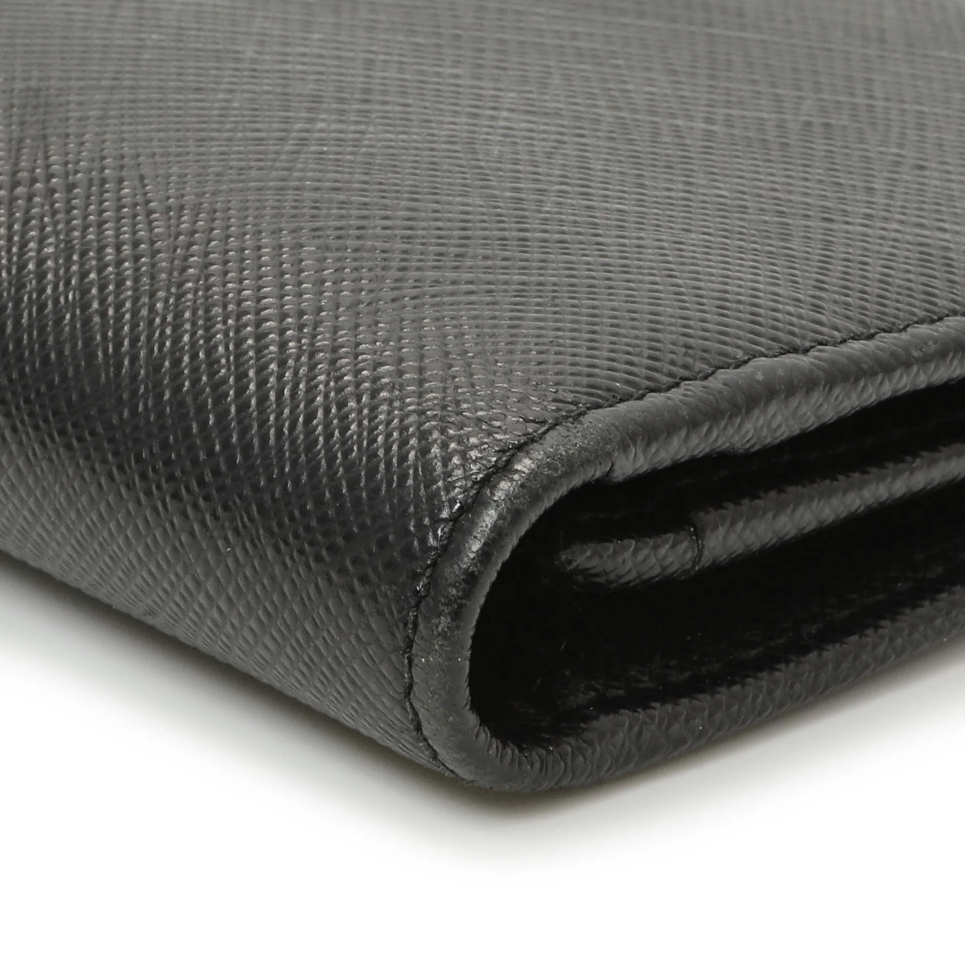 Prada Nero Saffiano Bifold Long Wallet - Image 9