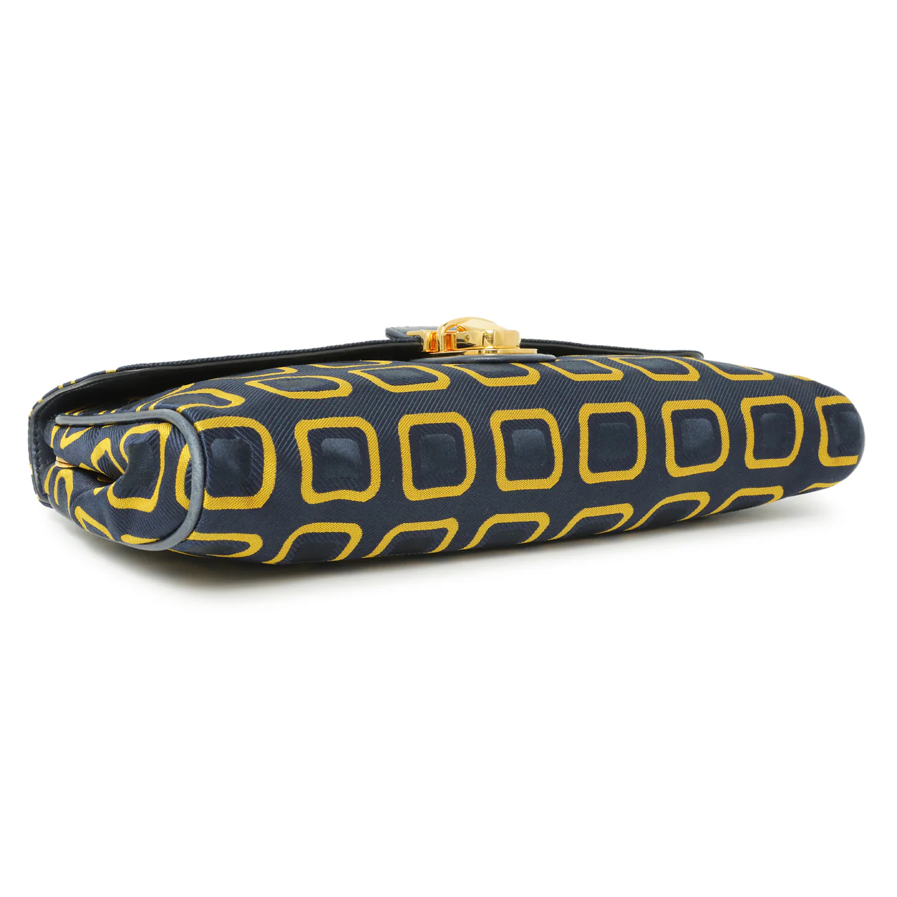 Prada Nylon Printed Holliday & Brown Flap Bag - Image 3