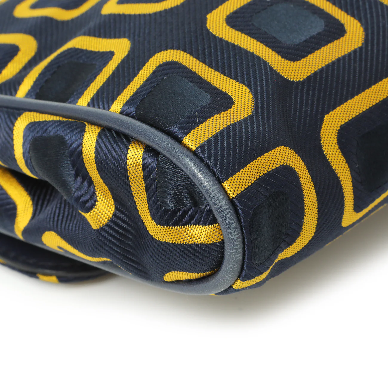 Prada Nylon Printed Holliday & Brown Flap Bag - Image 6