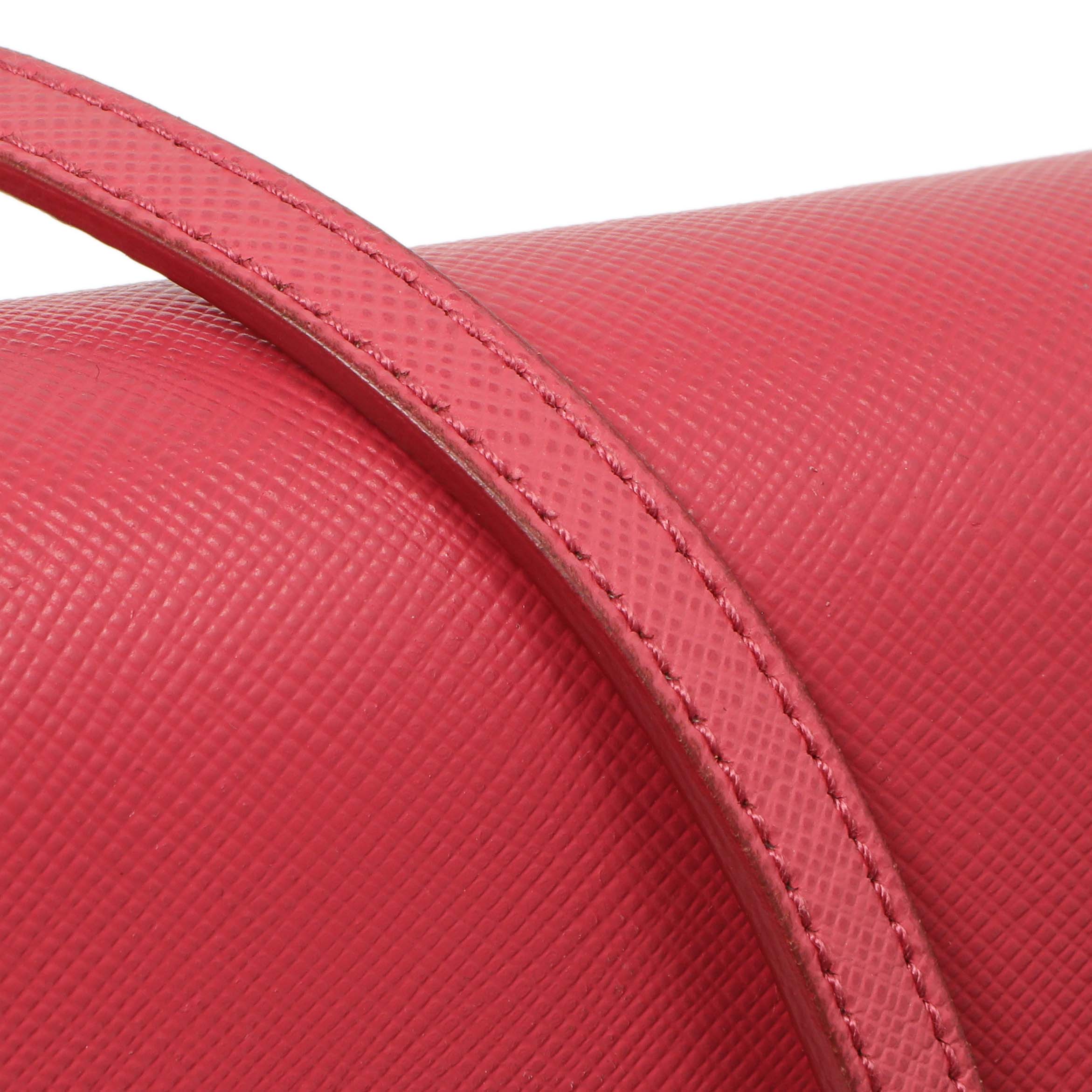 Prada Peonia Saffiano Lux Mini Crossbody - Image 12