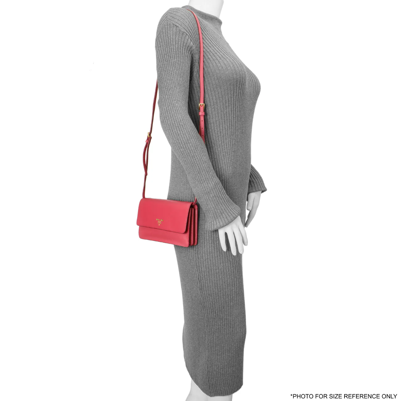 Prada Peonia Saffiano Lux Mini Crossbody - Image 14