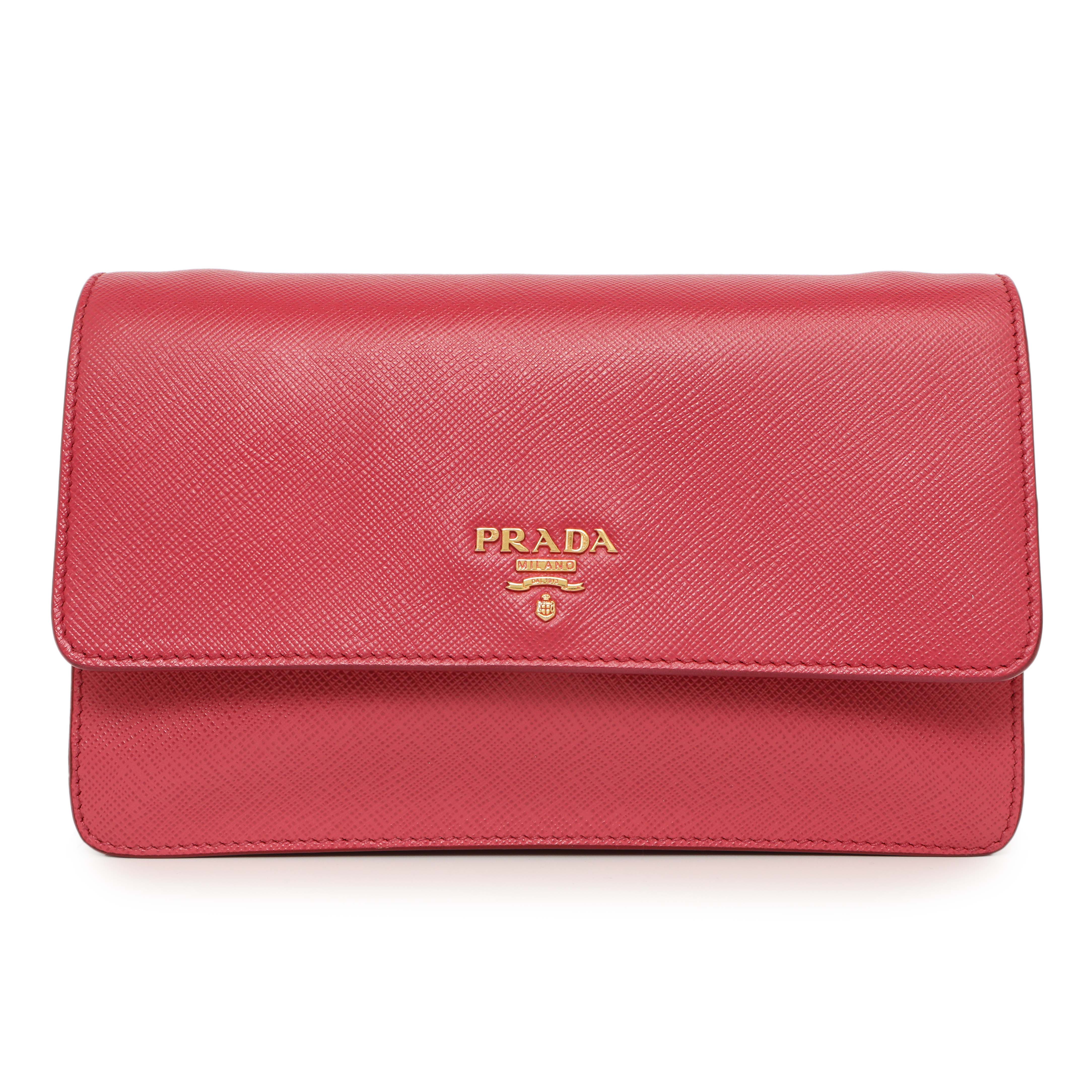 Prada Peonia Saffiano Lux Mini Crossbody - Image 2