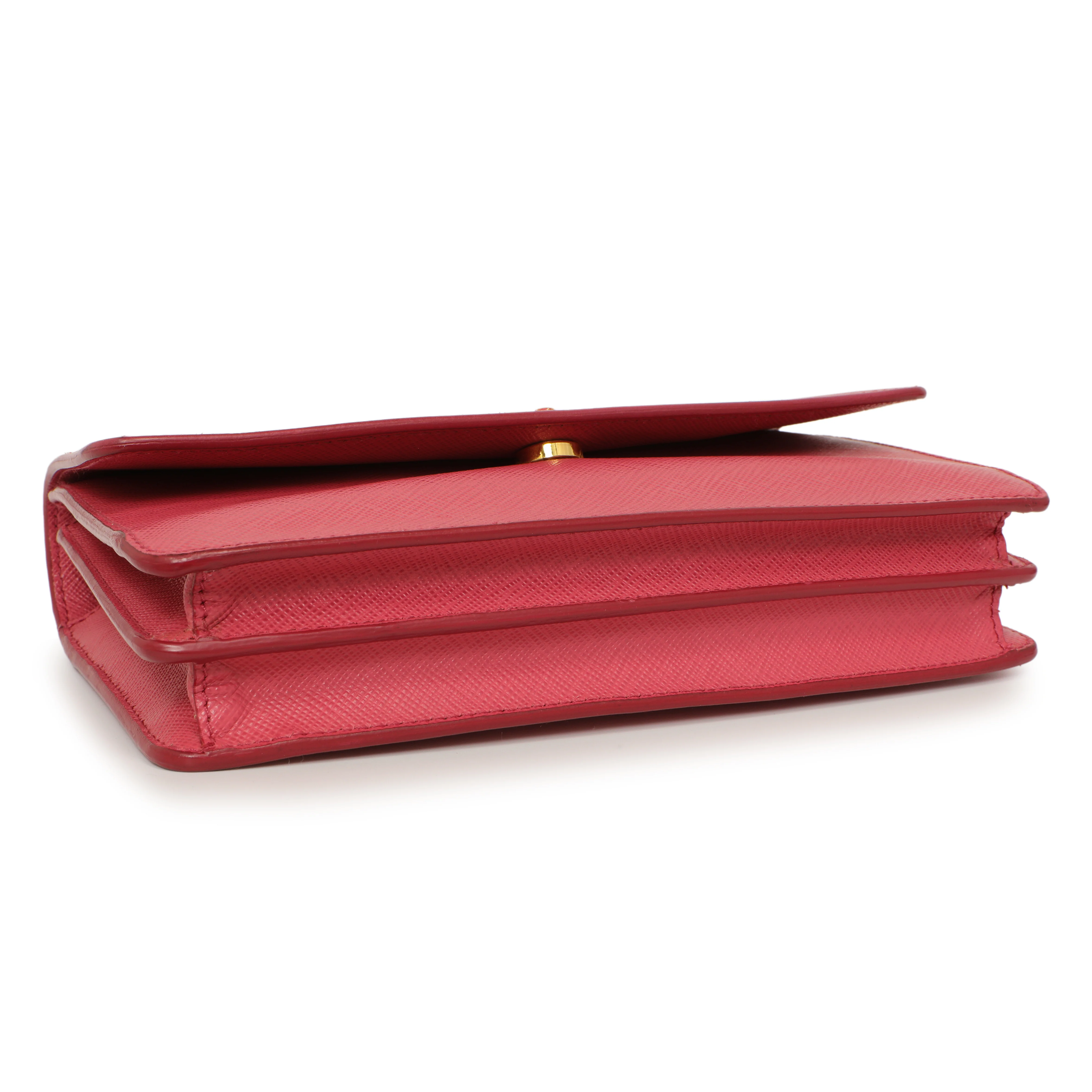 Prada Peonia Saffiano Lux Mini Crossbody - Image 4