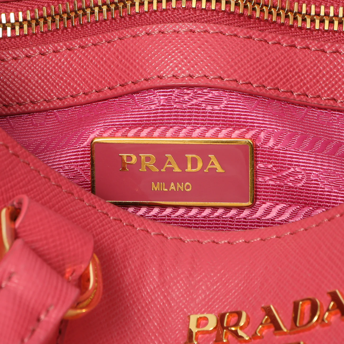 Prada Peonia Saffiano Tote - Image 9