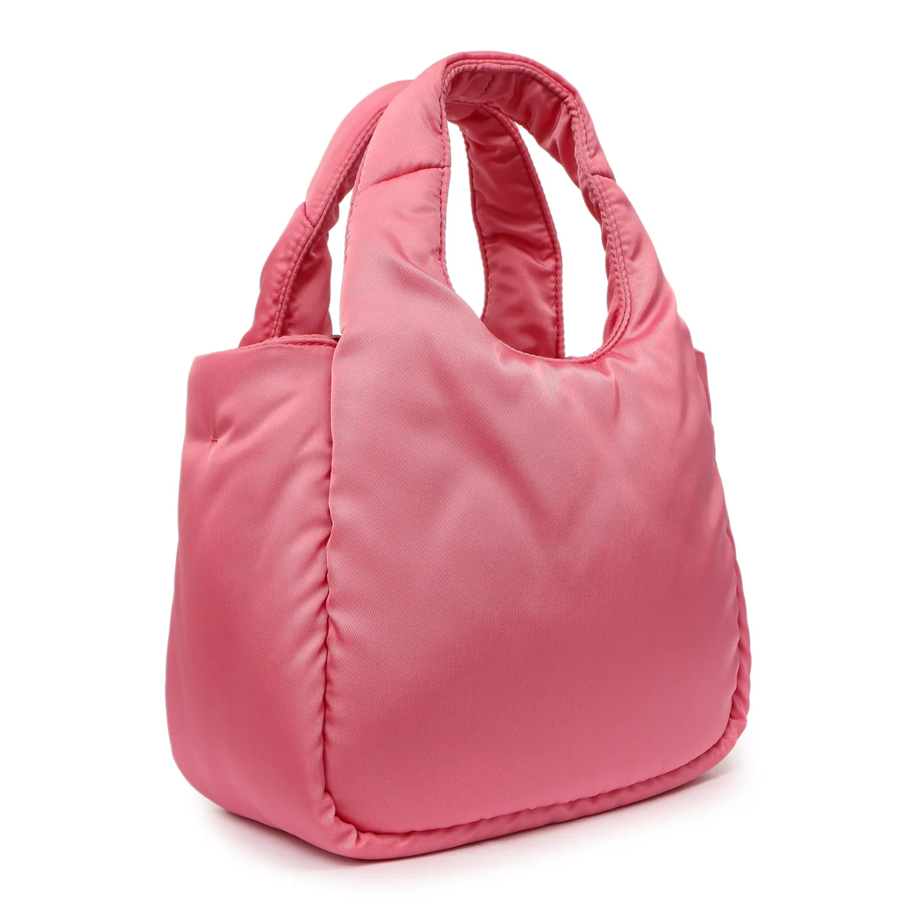 Prada Pink Re-Nylon Mini Padded Soft Tote - Image 2