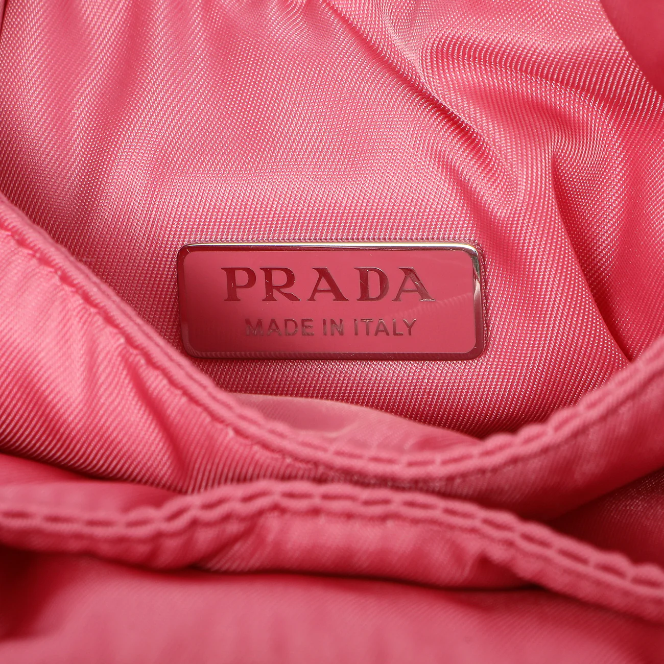 Prada Pink Re-Nylon Mini Padded Soft Tote - Image 4