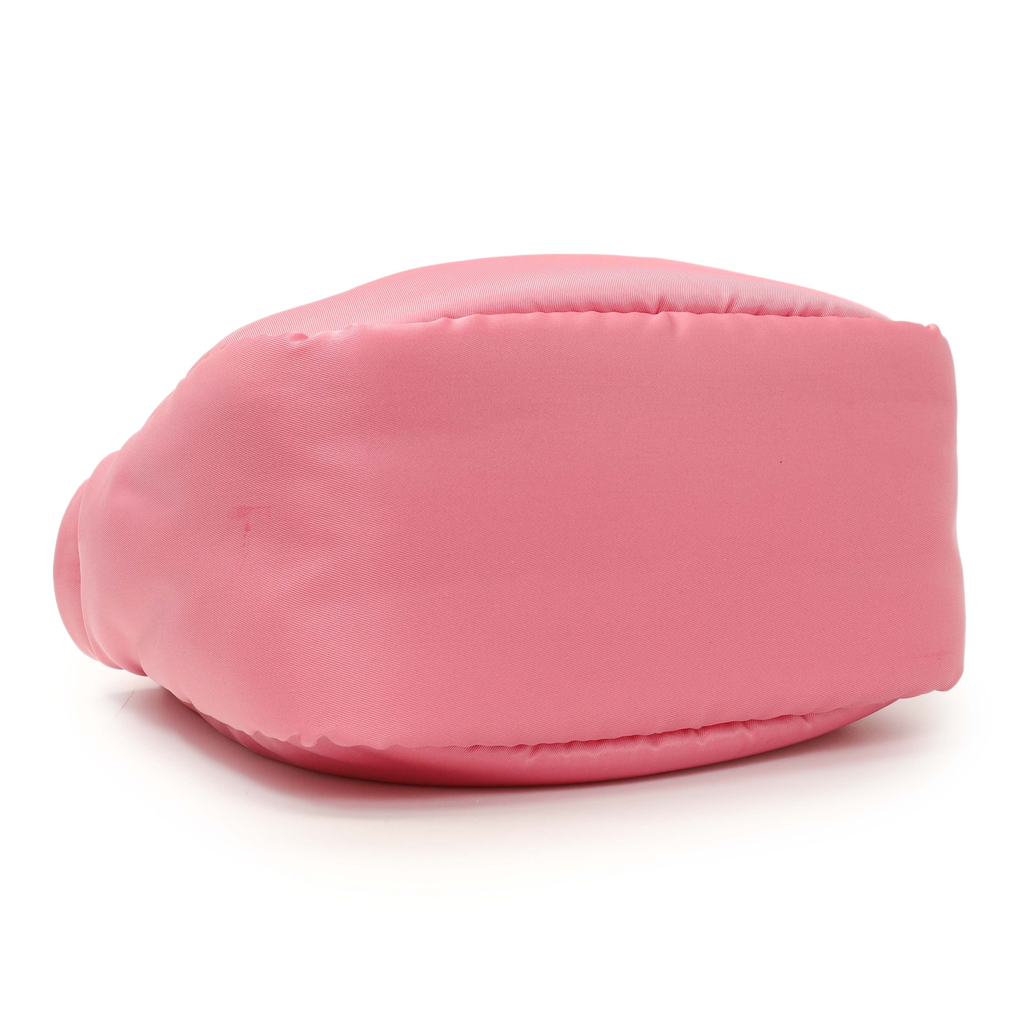 Prada Pink Re-Nylon Mini Padded Soft Tote - Image 3