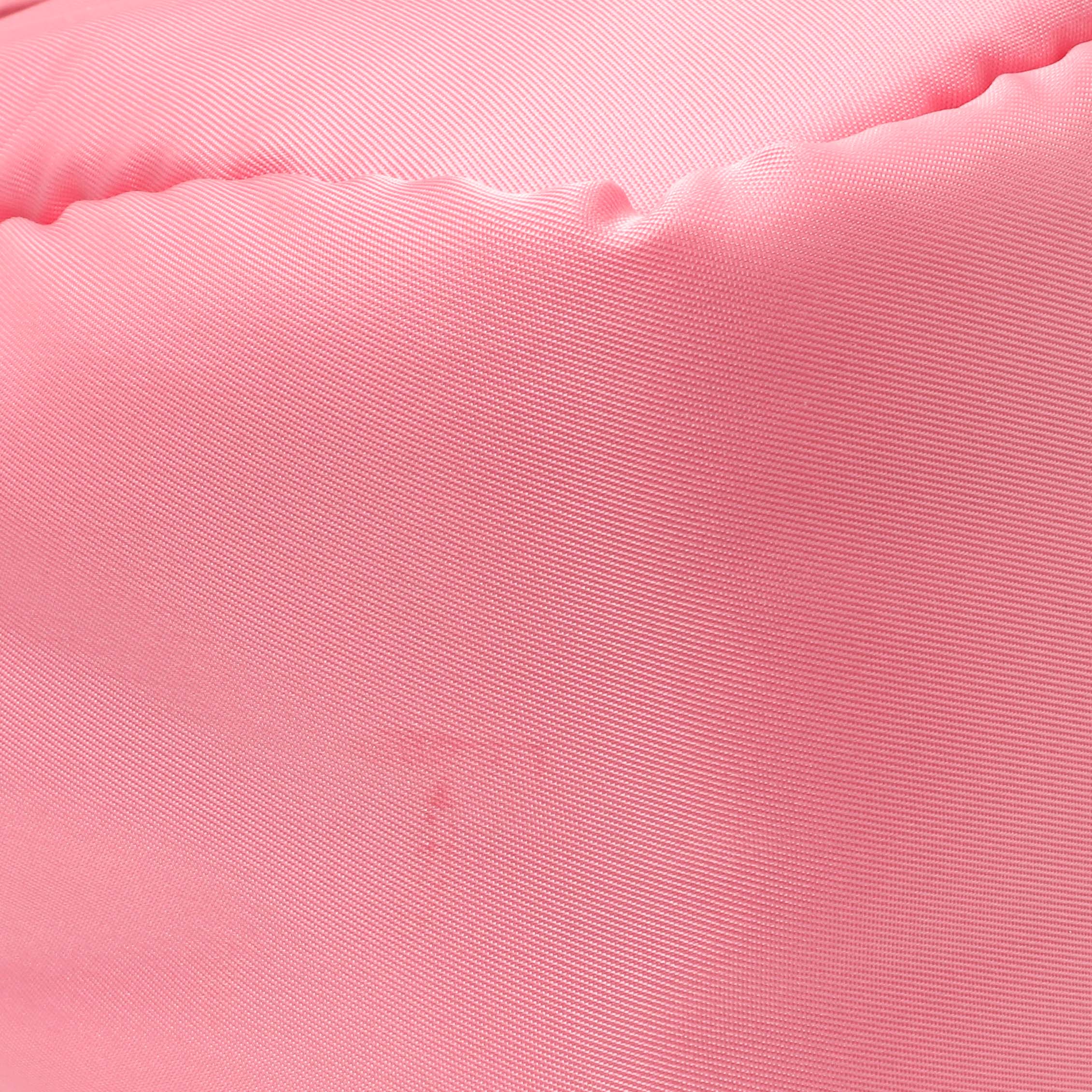 Prada Pink Re-Nylon Mini Padded Soft Tote - Image 6
