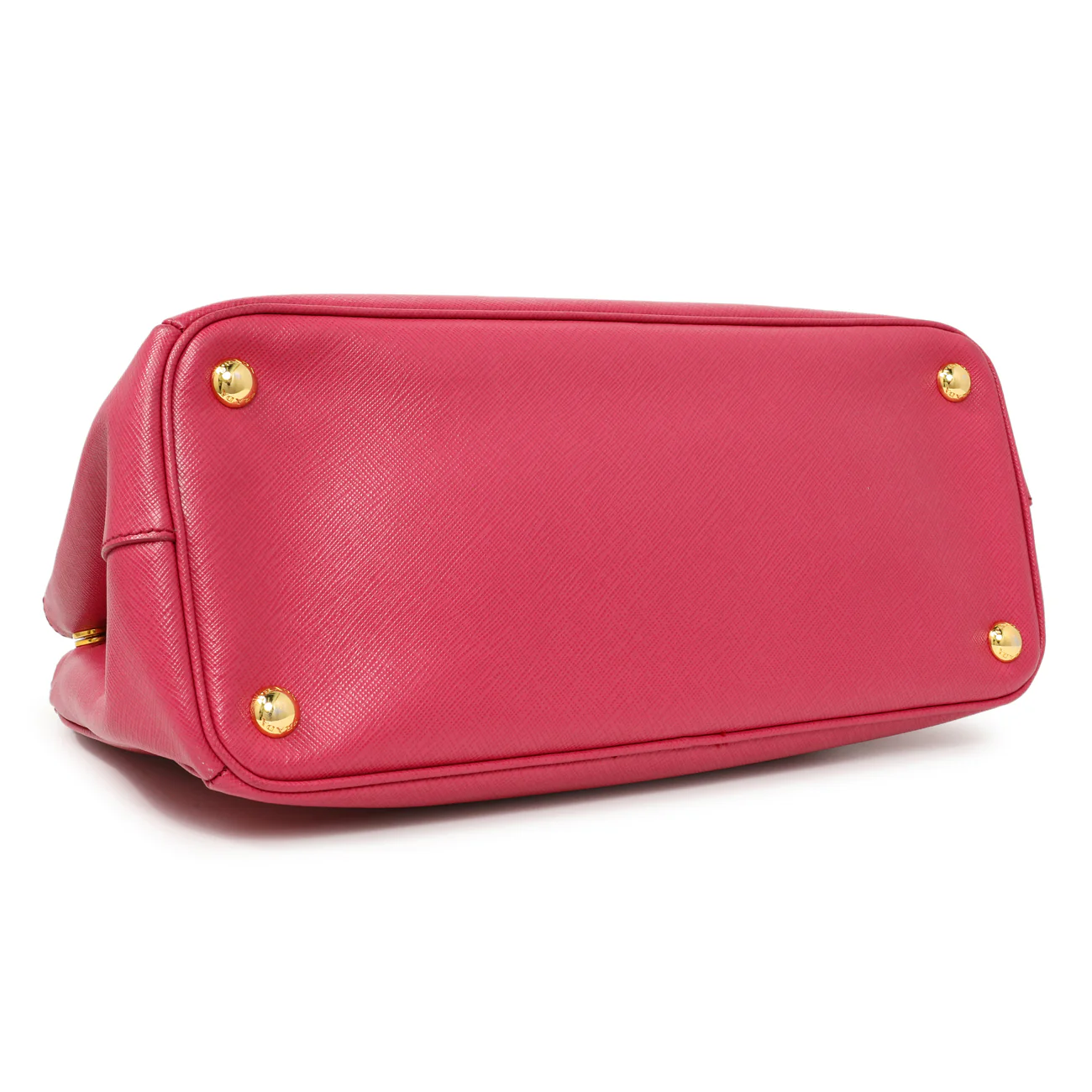Prada Pink Saffiano Small Galleria Double Zip Tote - Image 3