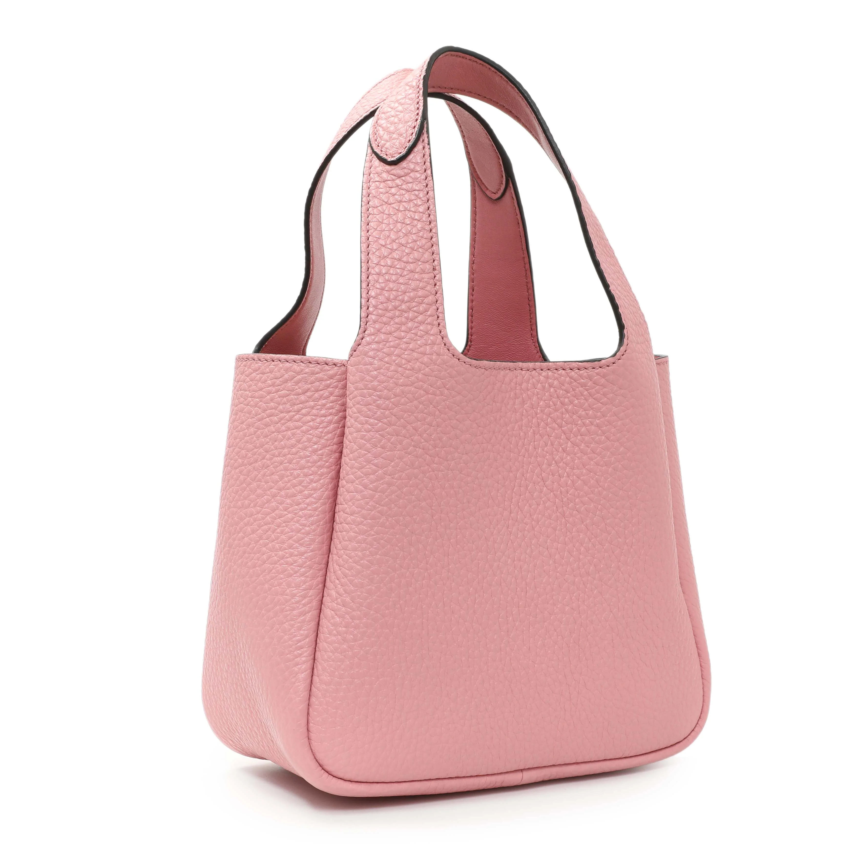Prada Pink Vitello Daino Soft Mini Dynamique Tote - Image 2