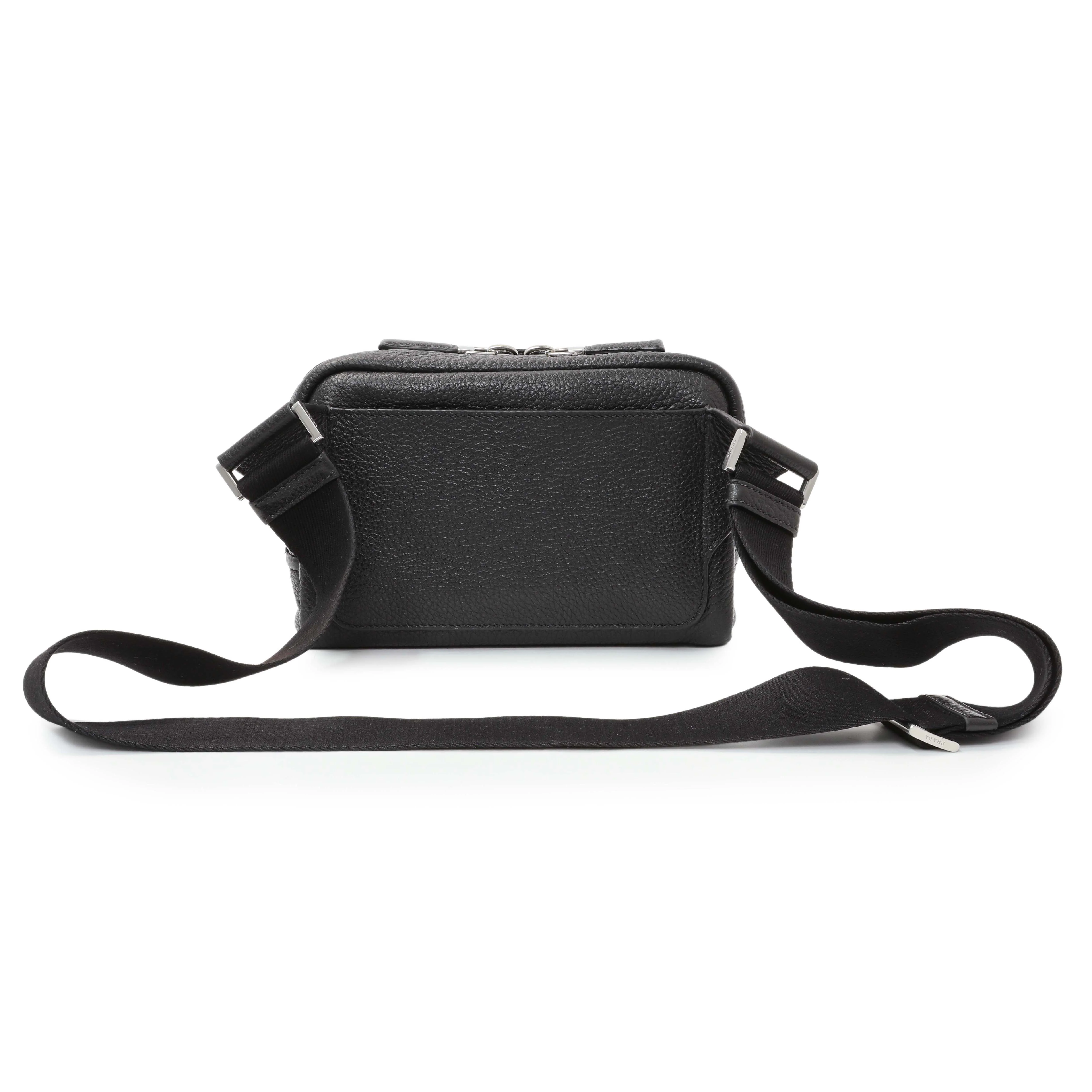 Prada Vitello Daino Nero Shoulder Bag - Image 2