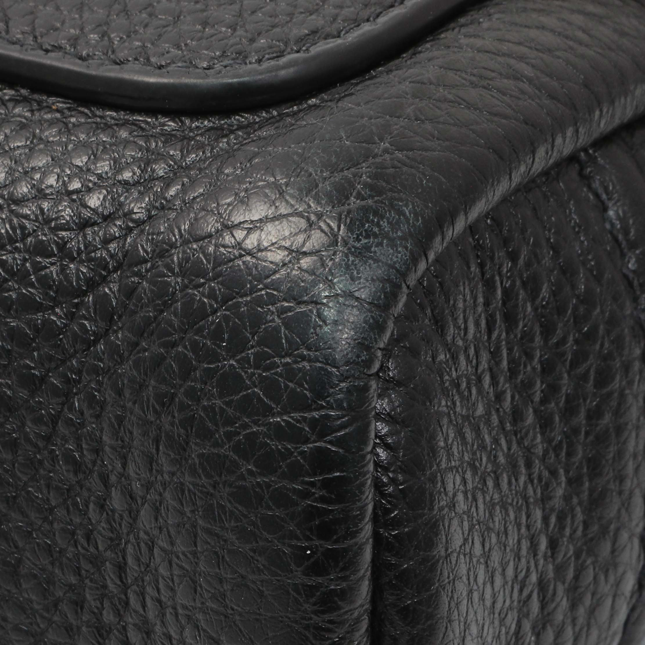 Prada Vitello Daino Nero Shoulder Bag - Image 7