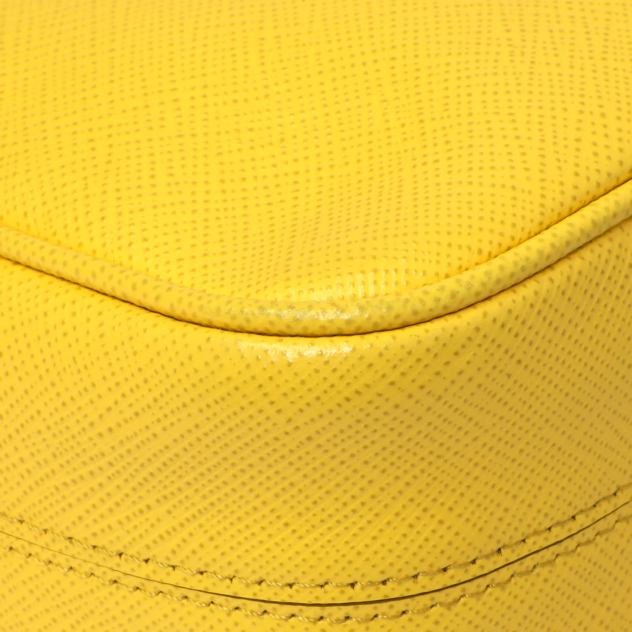 Prada Yellow Saffiano Re-Edition 2005 Shoulder Bag - Image 5