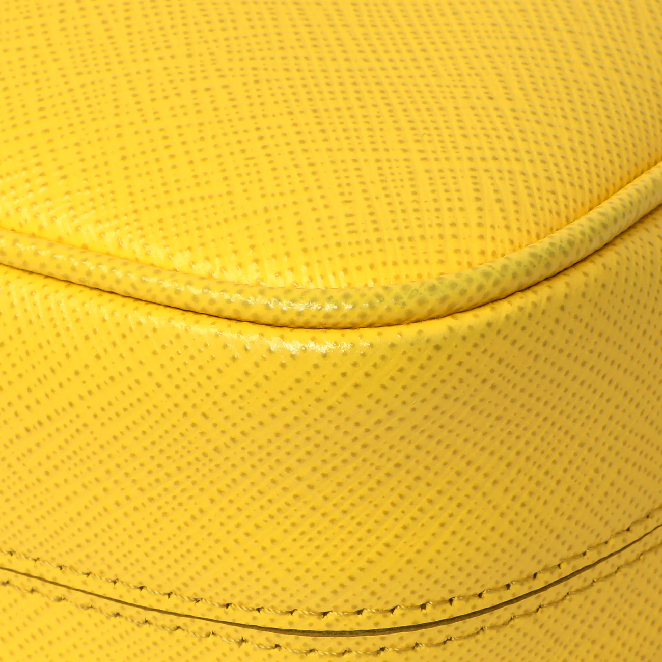 Prada Yellow Saffiano Re-Edition 2005 Shoulder Bag - Image 8