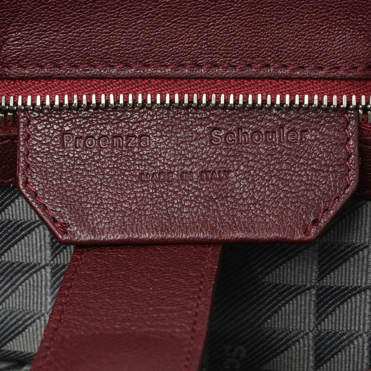 Proenza Schouler Burgundy Lambskin Medium PS1 Satchel - Image 10