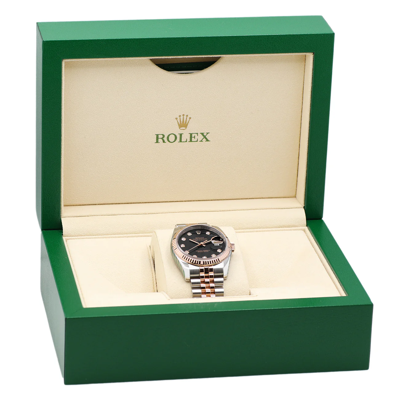 Rolex 18K Rose Gold Stainless Steel Datejust 36 116231 - Image 5