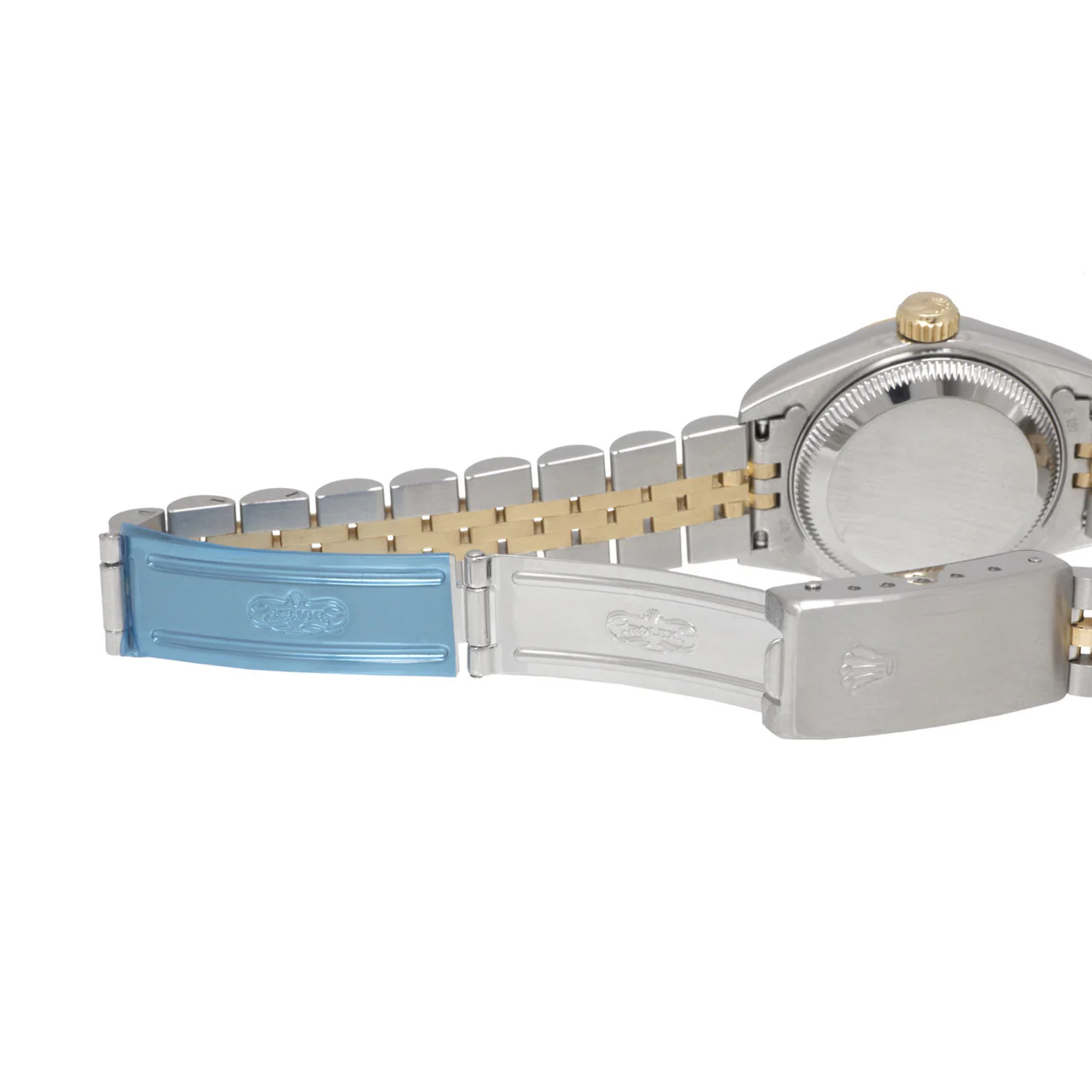 Rolex 18K & Stainless Steel Jubilee Diamond Dial Ladies Datejust 69173 - Image 3