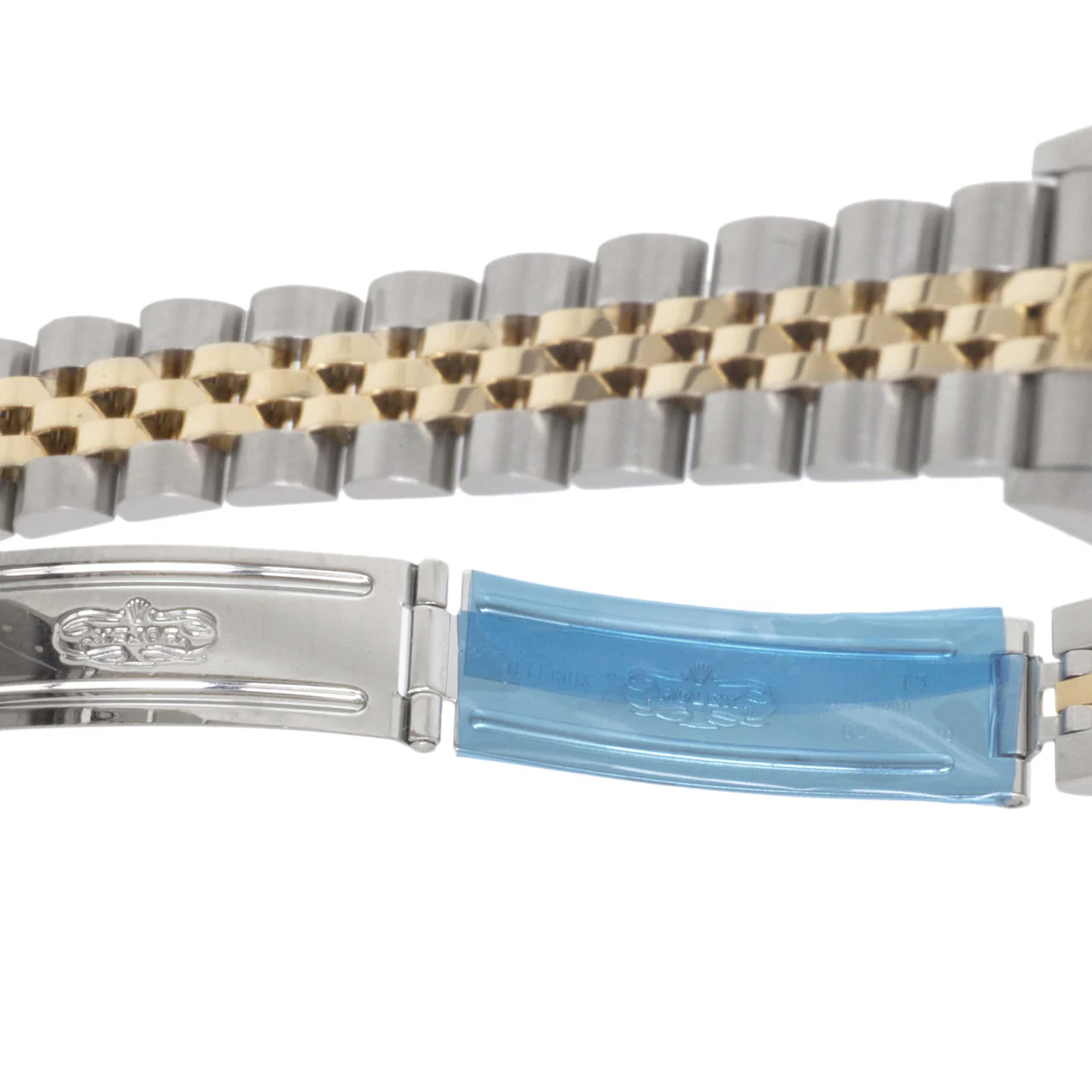 Rolex 18K & Stainless Steel Jubilee Diamond Dial Ladies Datejust 69173 - Image 5