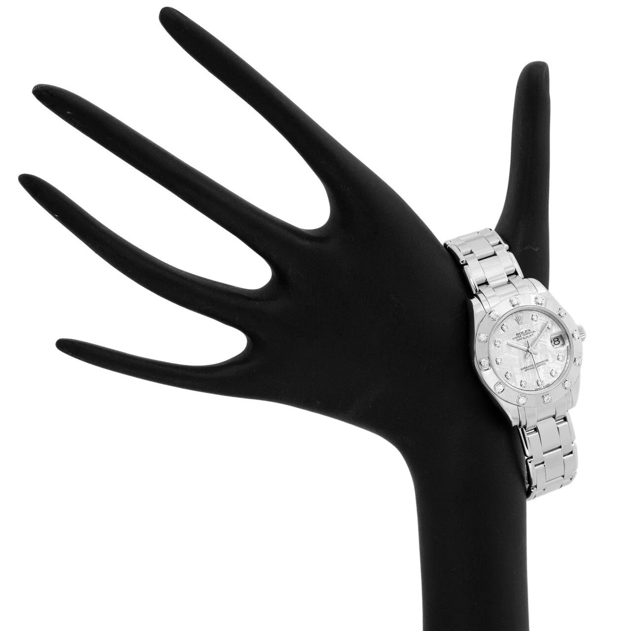 Rolex 18K White Gold Diamond Pearlmaster 34  81319 - Image 5