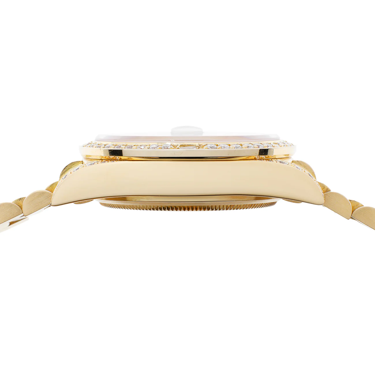 Rolex 18K Yellow Gold Diamond Day-Date President 18038 - Image 3