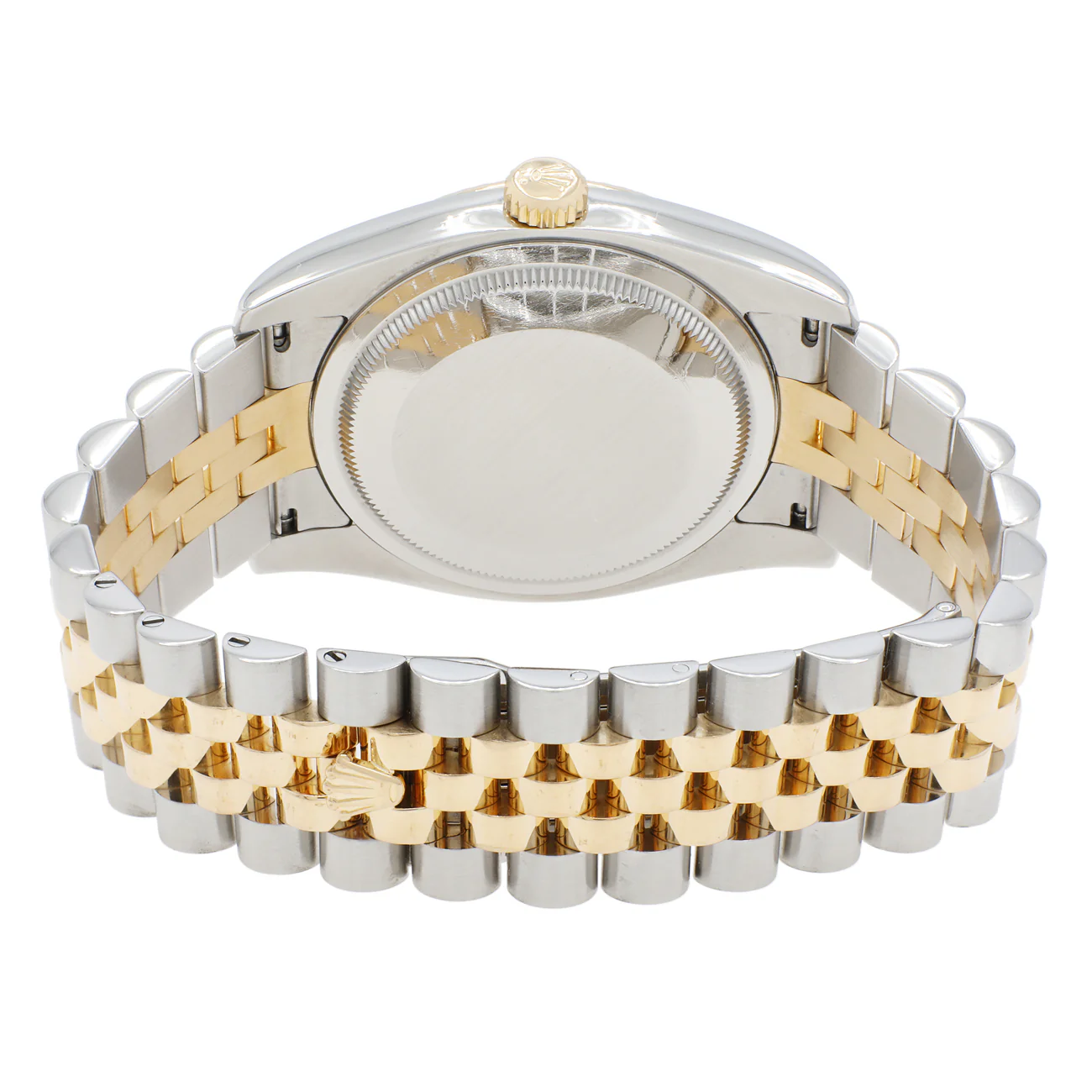 Rolex 18K Yellow Gold Stainless Steel Diamond Datejust 36 116233 - Image 2