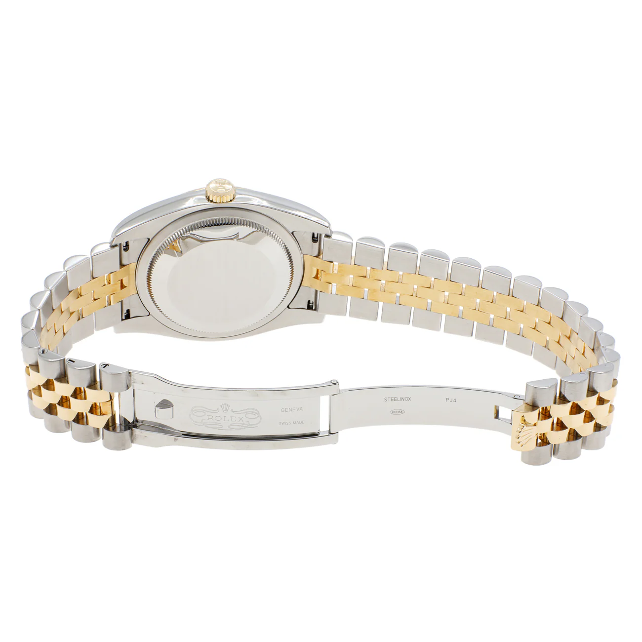 Rolex 18K Yellow Gold Stainless Steel Diamond Datejust 36 116233 - Image 4