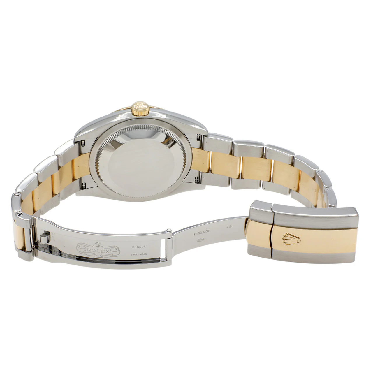 Rolex 18K Yellow Gold Stainless Steel Diamond Datejust 36 126233 - Image 4