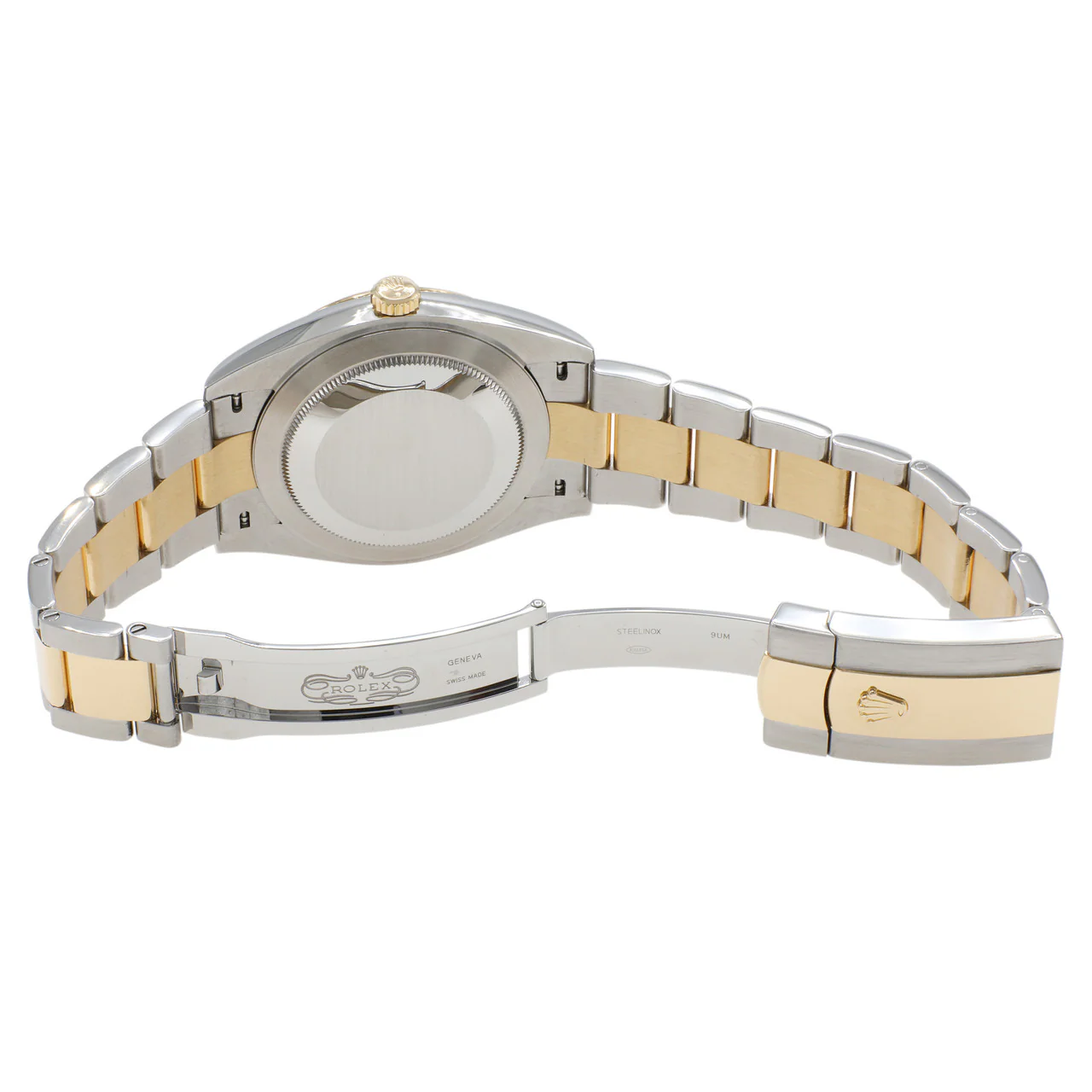 Rolex 18K Yellow Gold Stainless Steel Diamond Datejust 41 126333 - Image 4