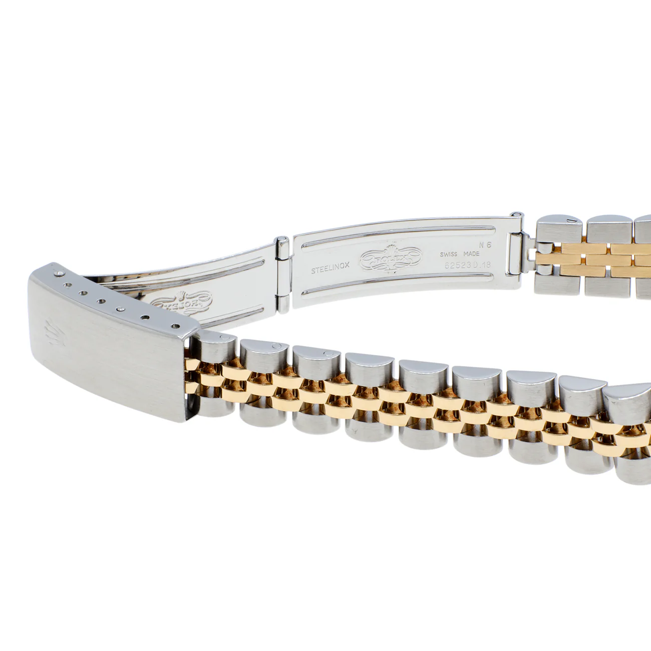 Rolex 18K Yellow Gold Stainless Steel Ladies Datejust 69173 - Image 4