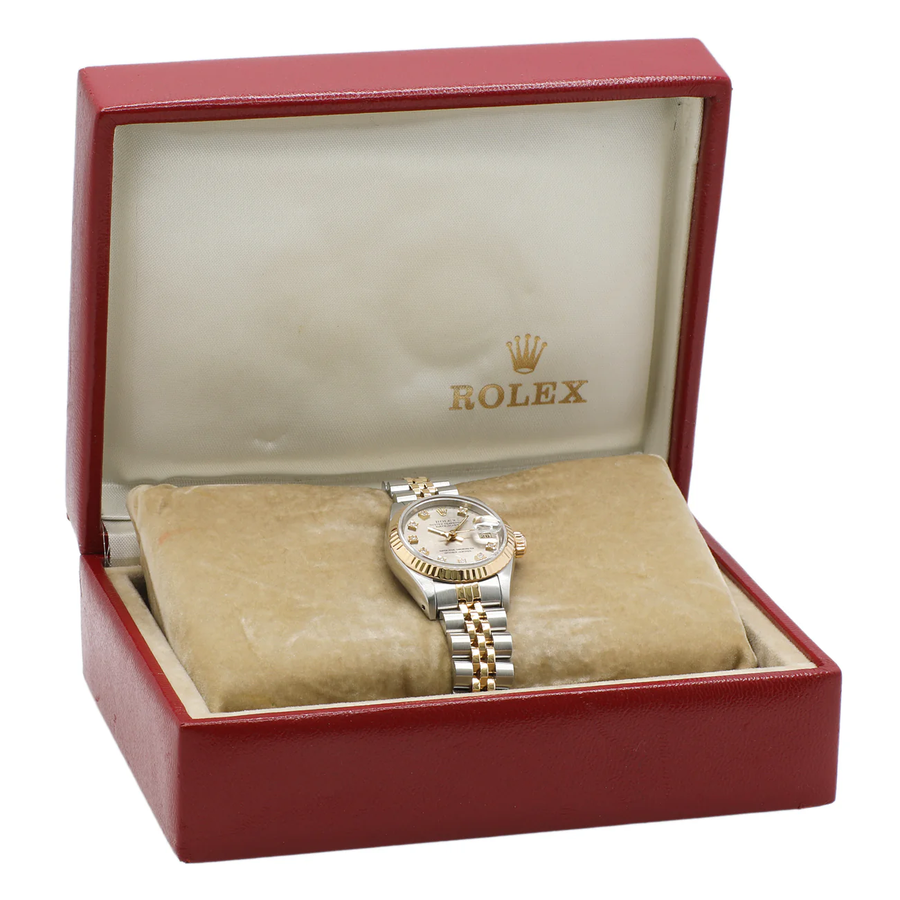 Rolex 18K Yellow Gold Stainless Steel Ladies Datejust 69173 - Image 5