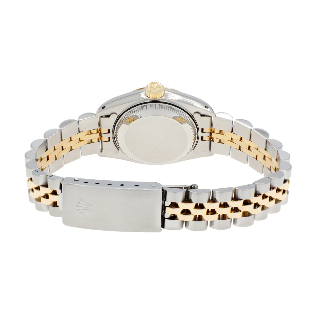 Rolex 18K Yellow Gold Stainless Steel Ladies Datejust 69173 - Image 2