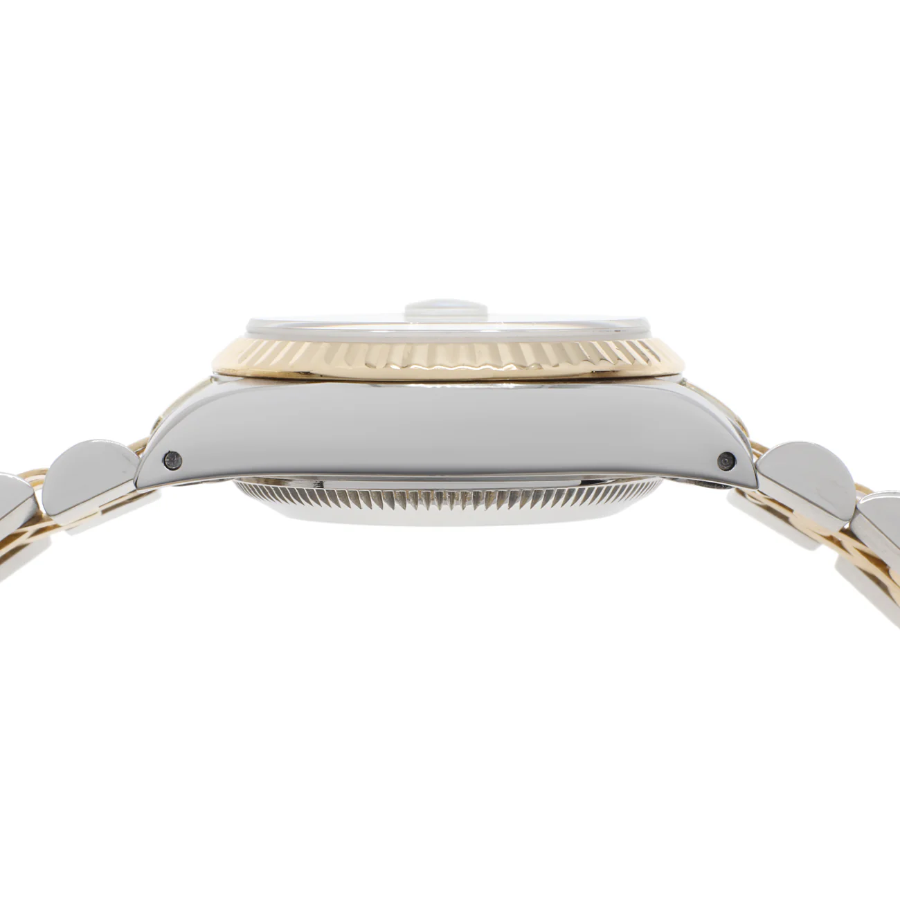 Rolex 18K Yellow Gold Stainless Steel Oyster Perpetual Date 69173 - Image 3
