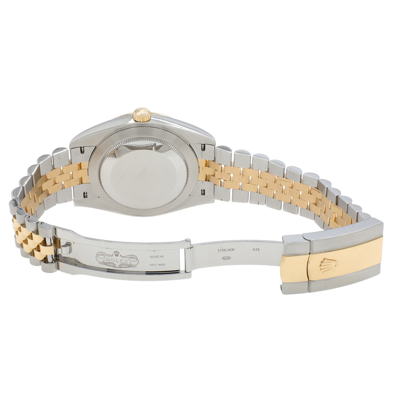 Rolex 18K Yellow Gold Stainless Steel 'Wimbledon' Datejust 41 126333 - Image 4