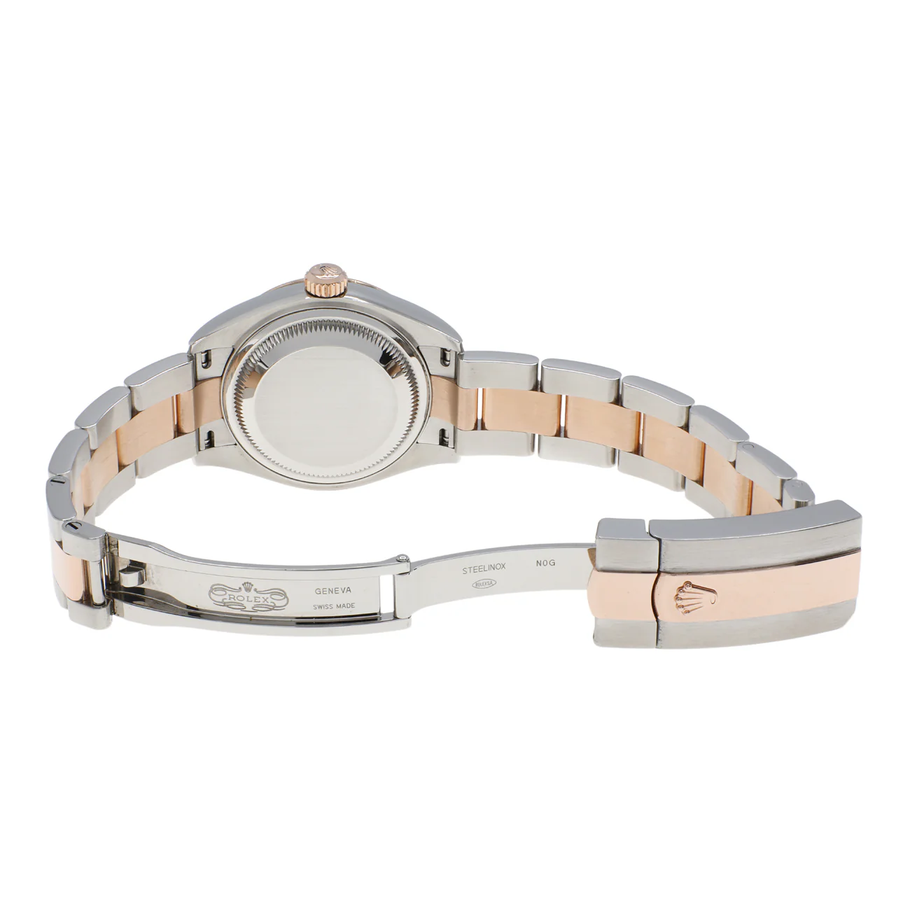 Rolex Stainless Steel 18K Rose Gold Datejust 28 279171 - Image 4